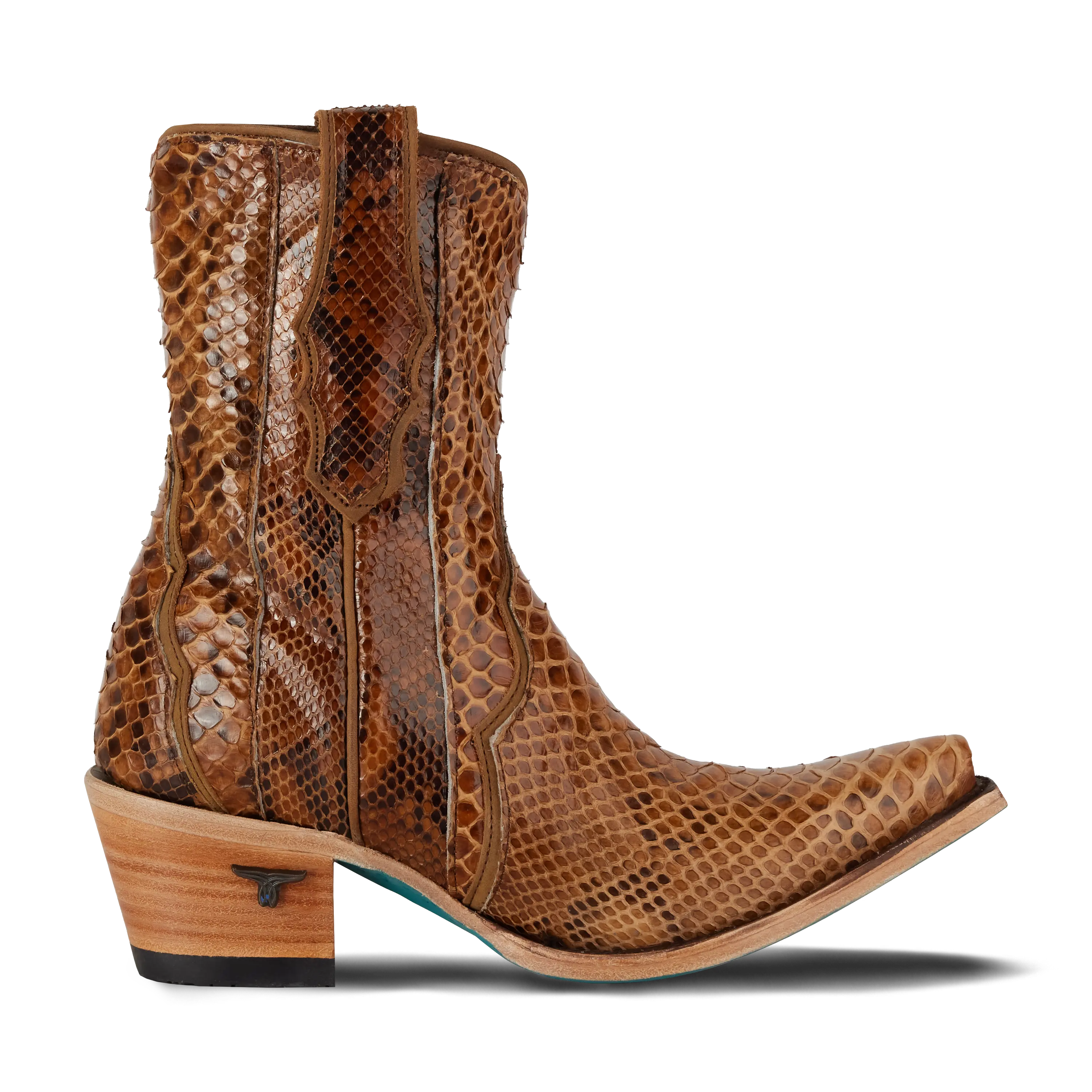 Vickson Exotic Bootie - Copperhead Ladies Bootie Western Fashion by Lane