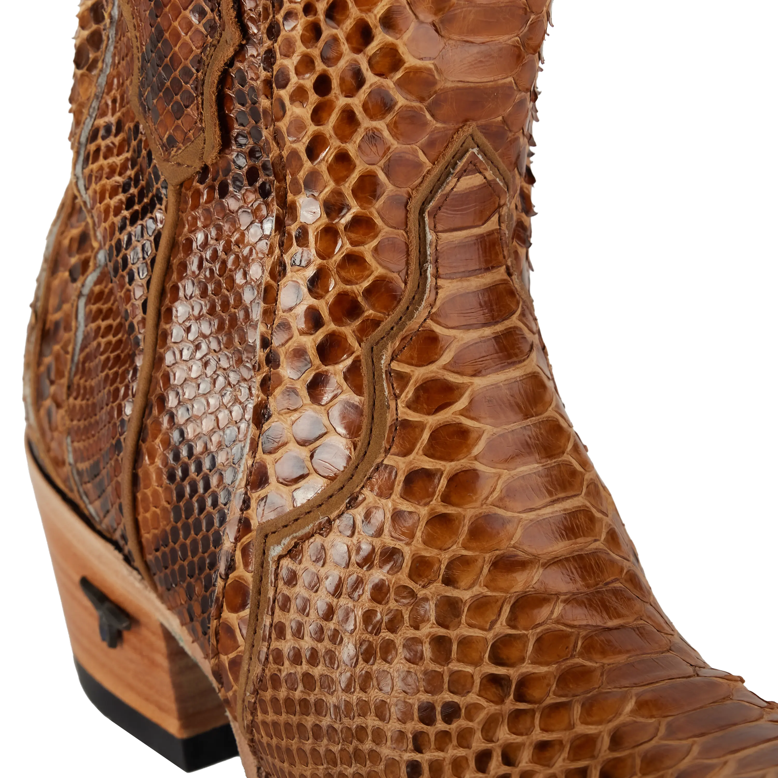 Vickson Exotic Bootie - Copperhead Ladies Bootie Western Fashion by Lane