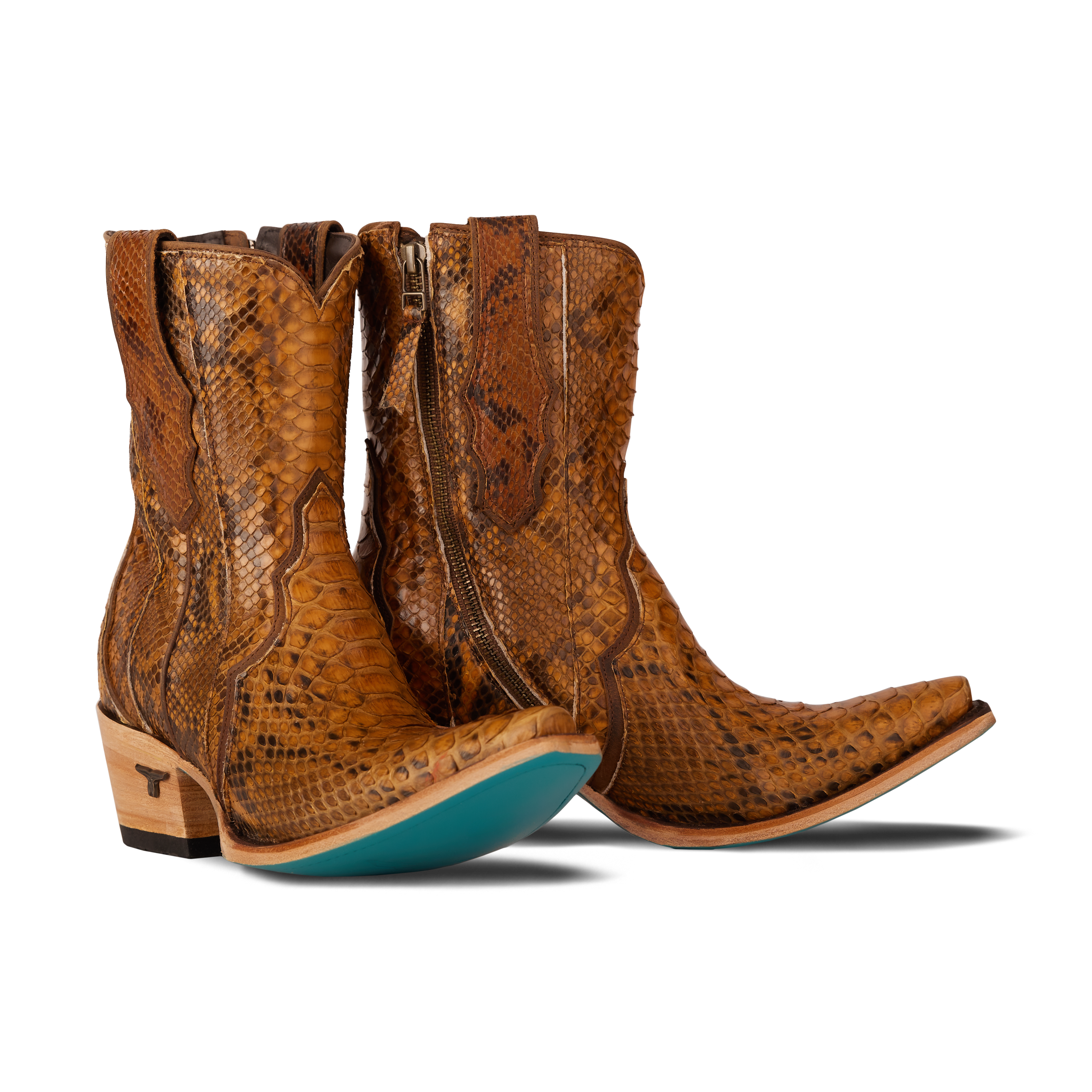 Vickson Exotic Bootie - Copperhead Ladies Bootie Copperhead Western Fashion by Lane