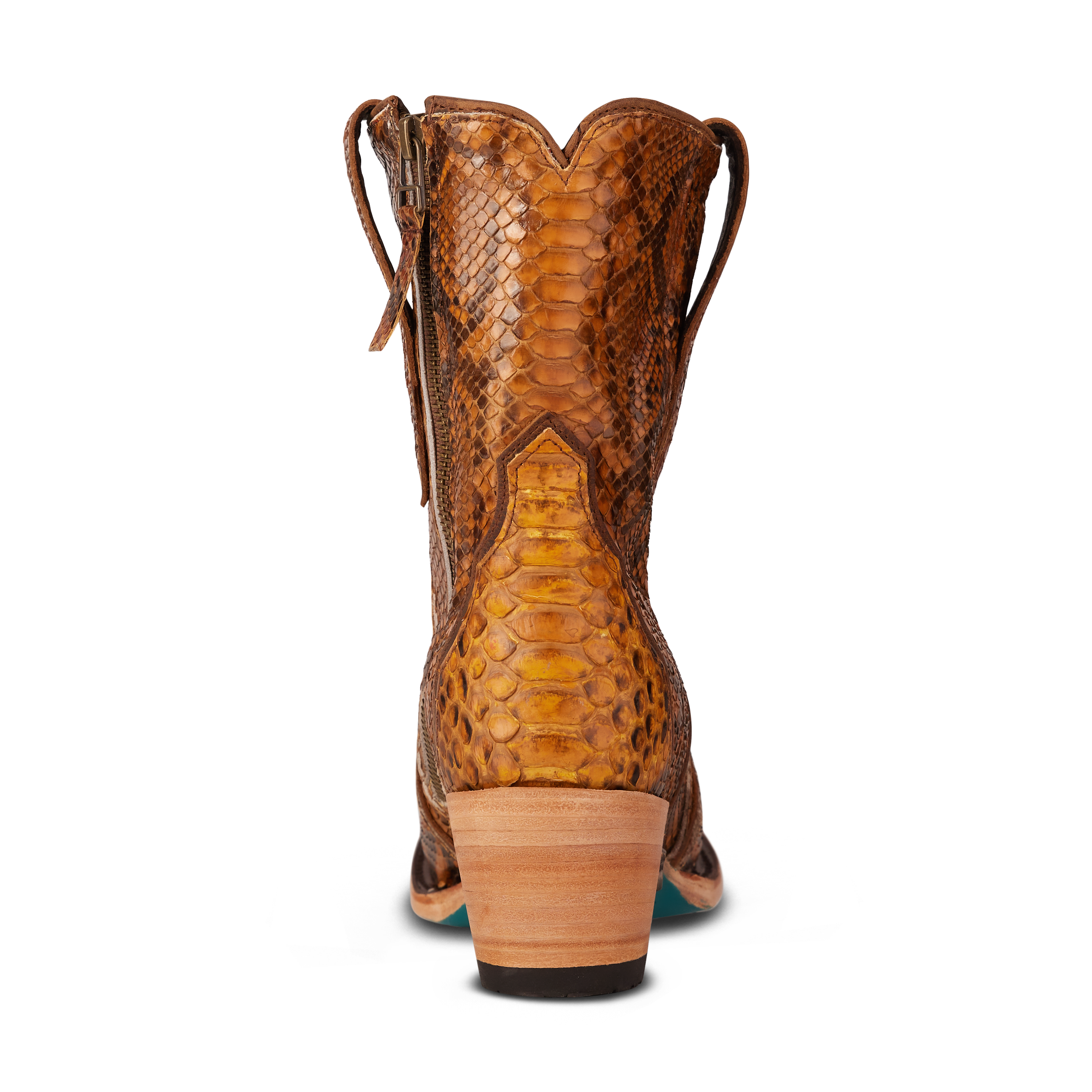 Vickson Exotic Bootie - Copperhead Ladies Bootie Western Fashion by Lane