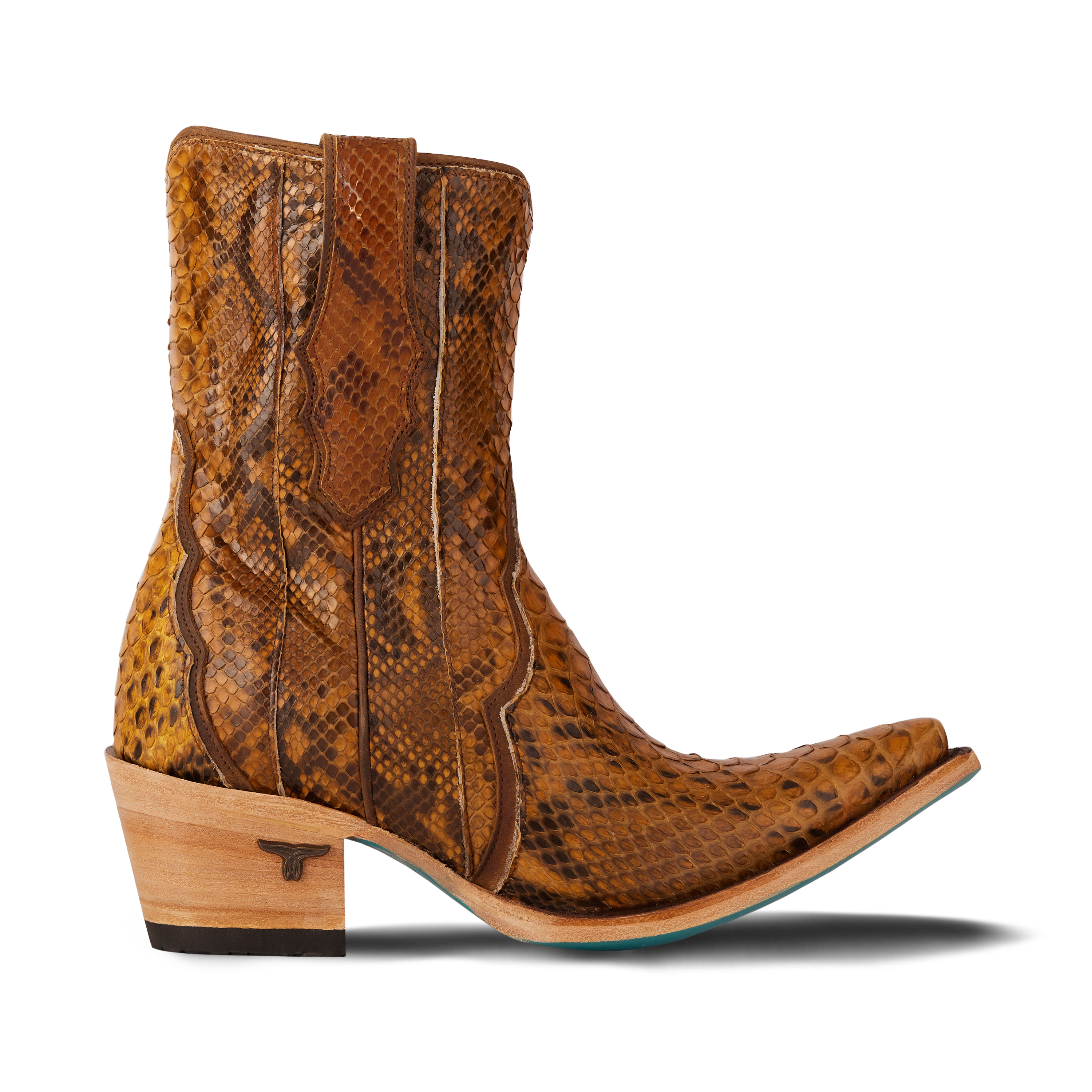 Vickson Exotic Bootie - Copperhead Ladies Bootie Western Fashion by Lane