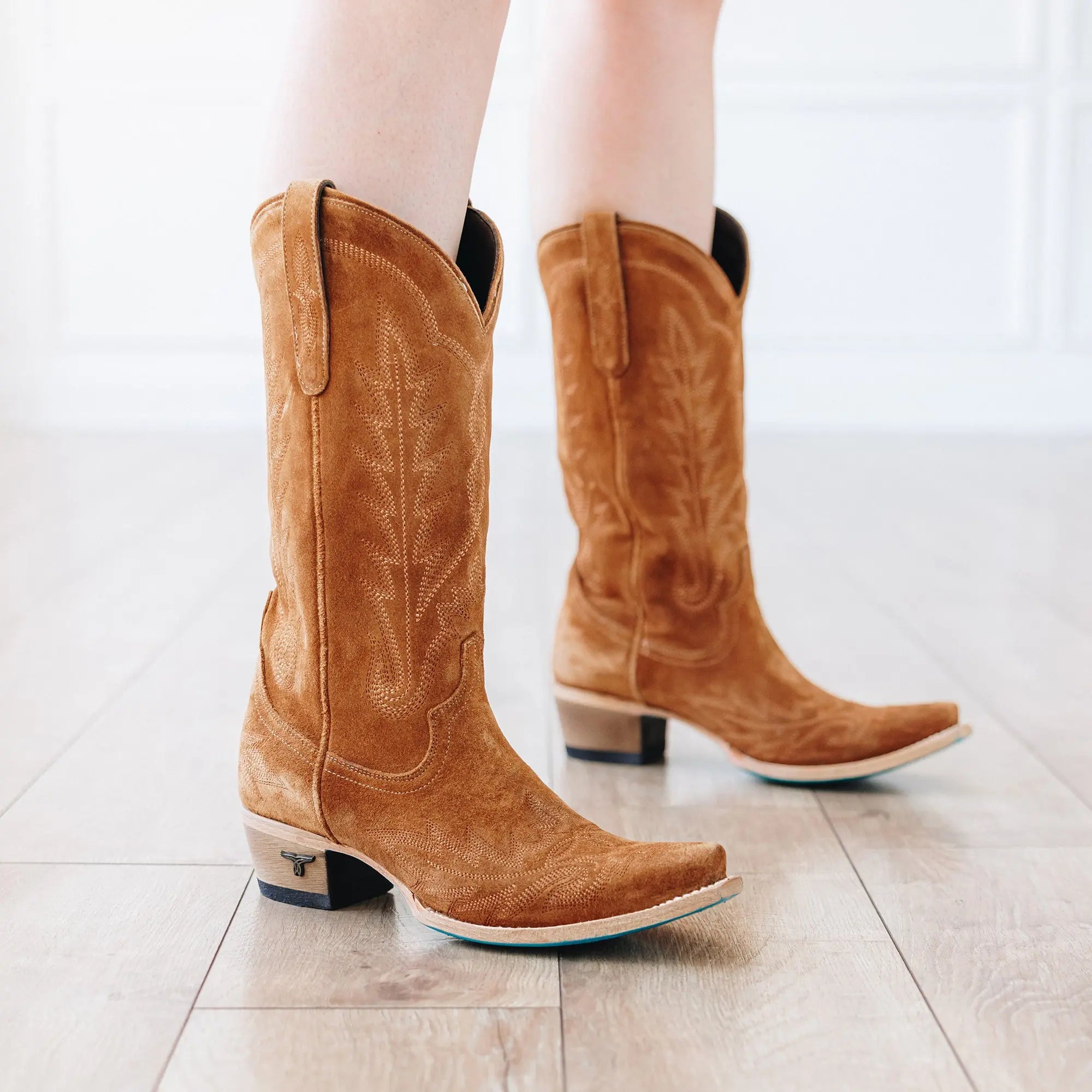 Lexington Boot - Toffee Suede Ladies Boot Western Fashion by Lane