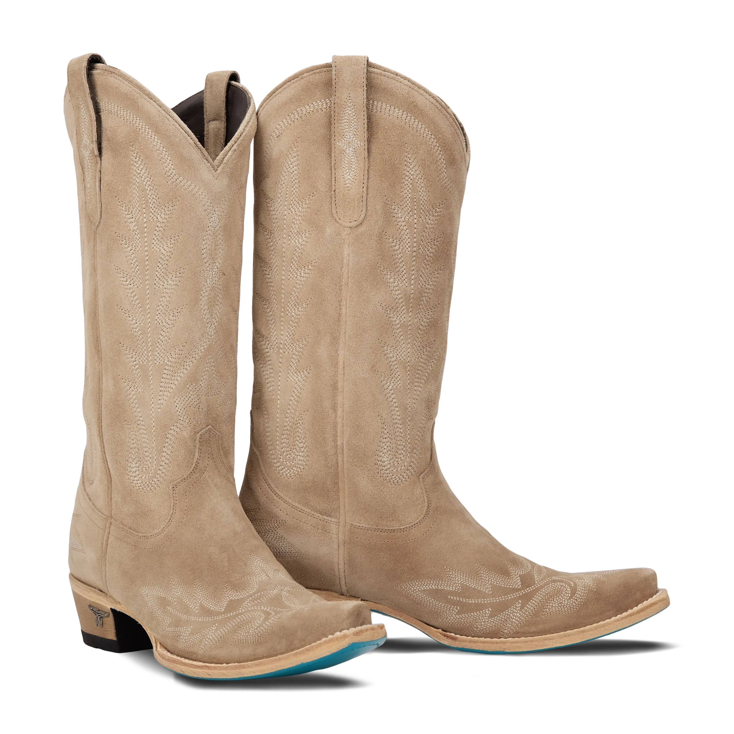 Lexington Boot - Latte Suede Ladies Boot Western Fashion by Lane