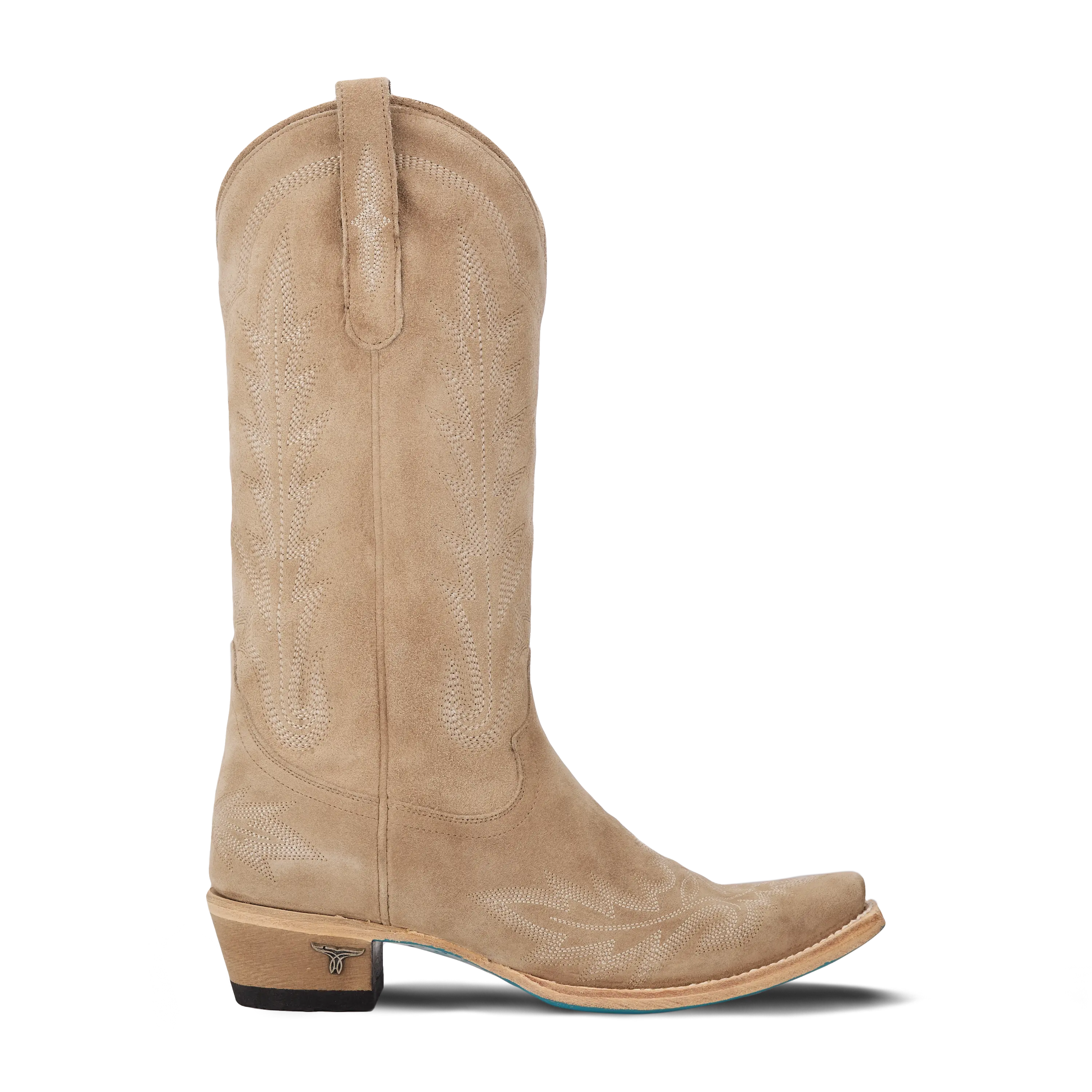 Lexington Boot - Latte Suede Ladies Boot Western Fashion by Lane