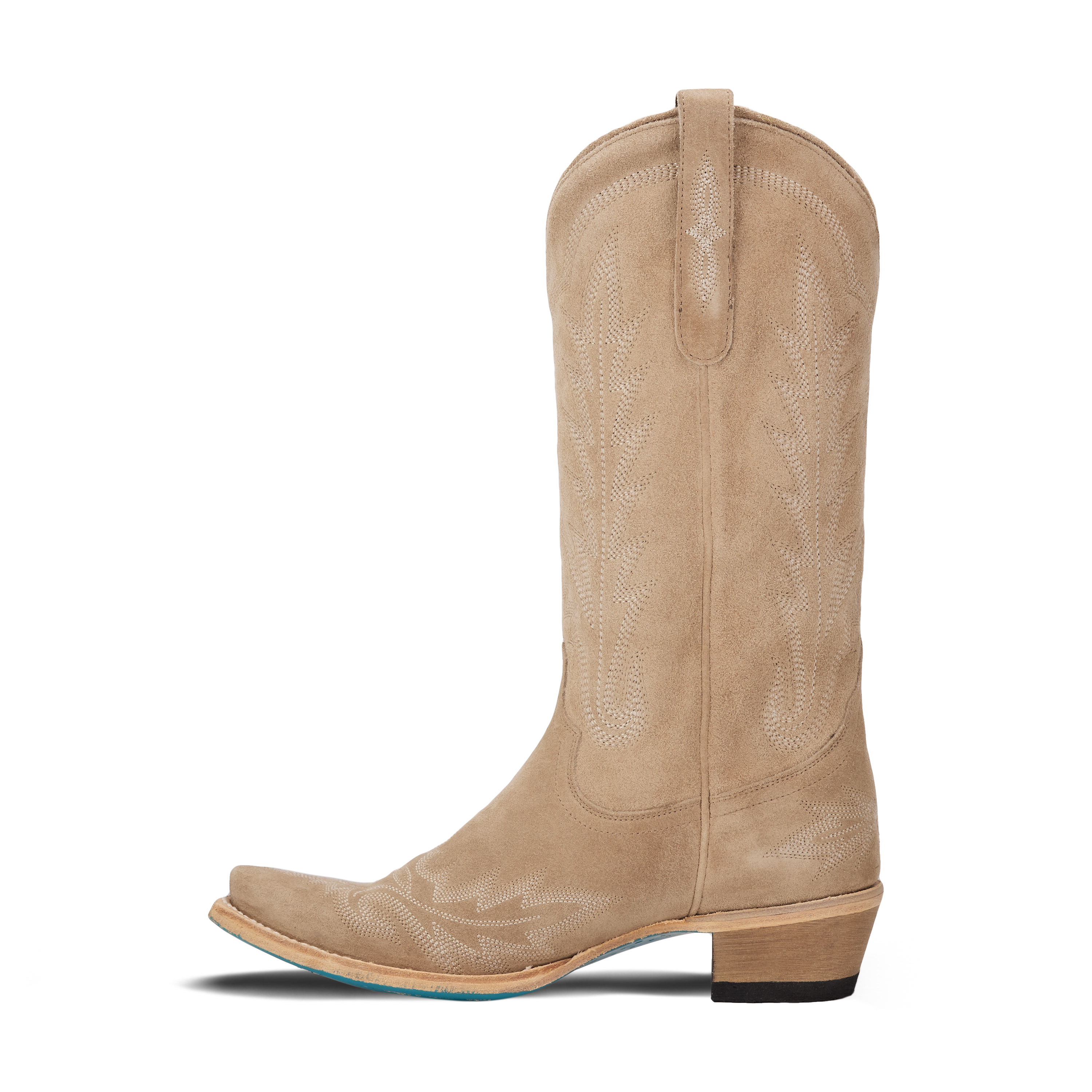 Lexington Boot - Latte Suede Ladies Boot Western Fashion by Lane