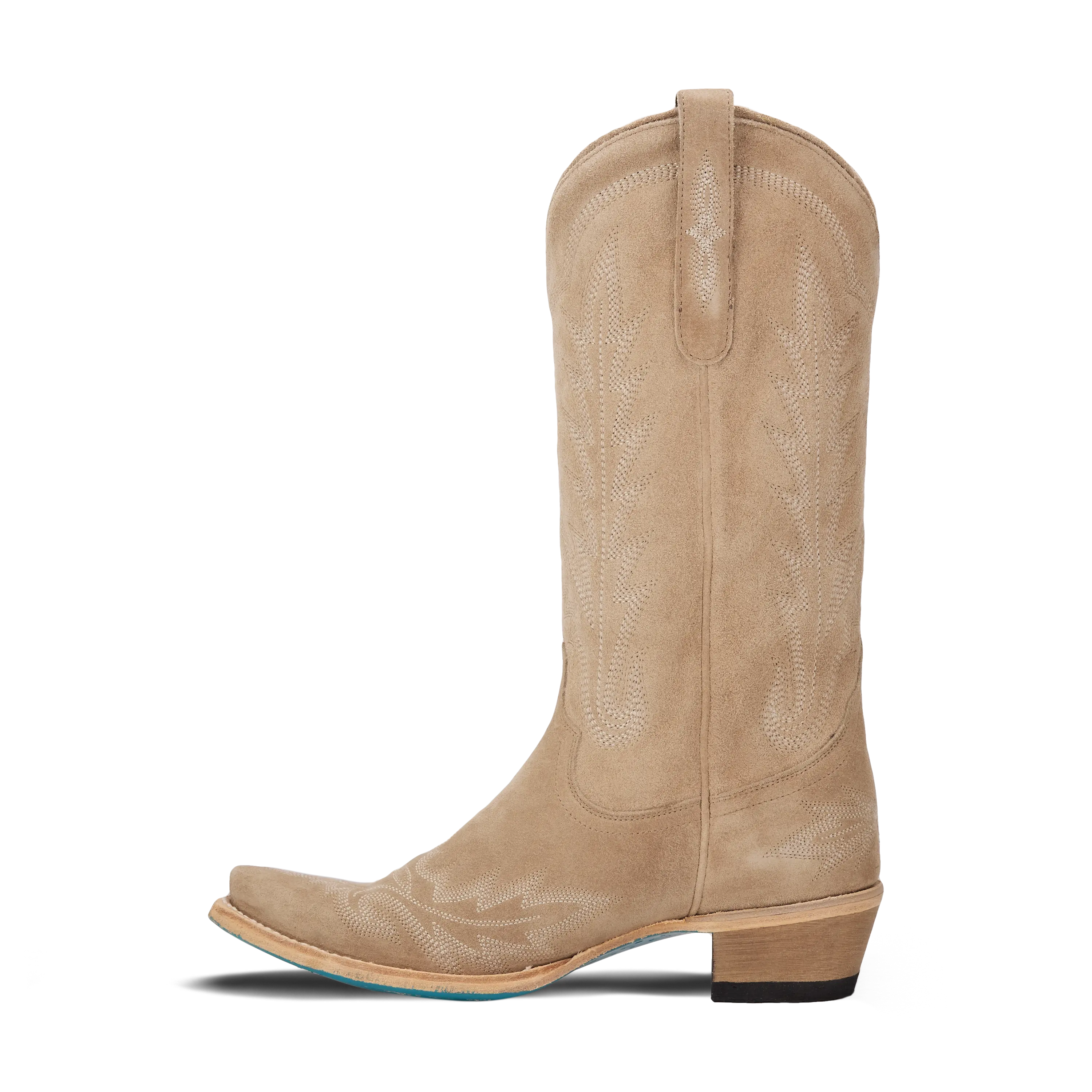 Lexington Boot - Latte Suede Ladies Boot Western Fashion by Lane