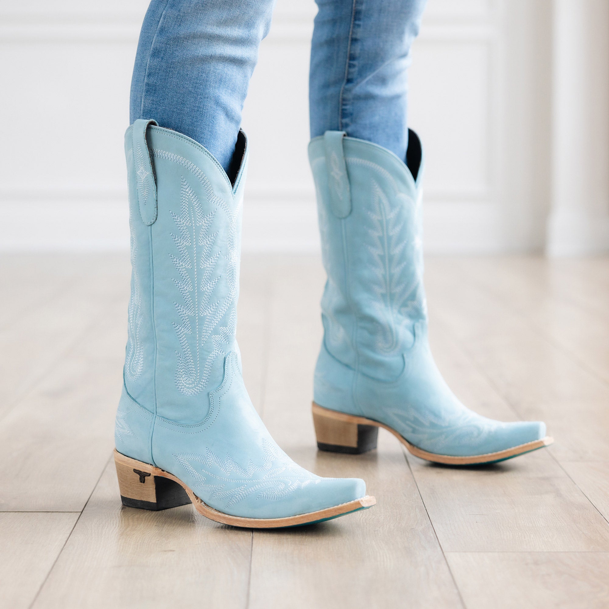 Lexington Boot - Powder Blue Ladies Boot Western Fashion by Lane