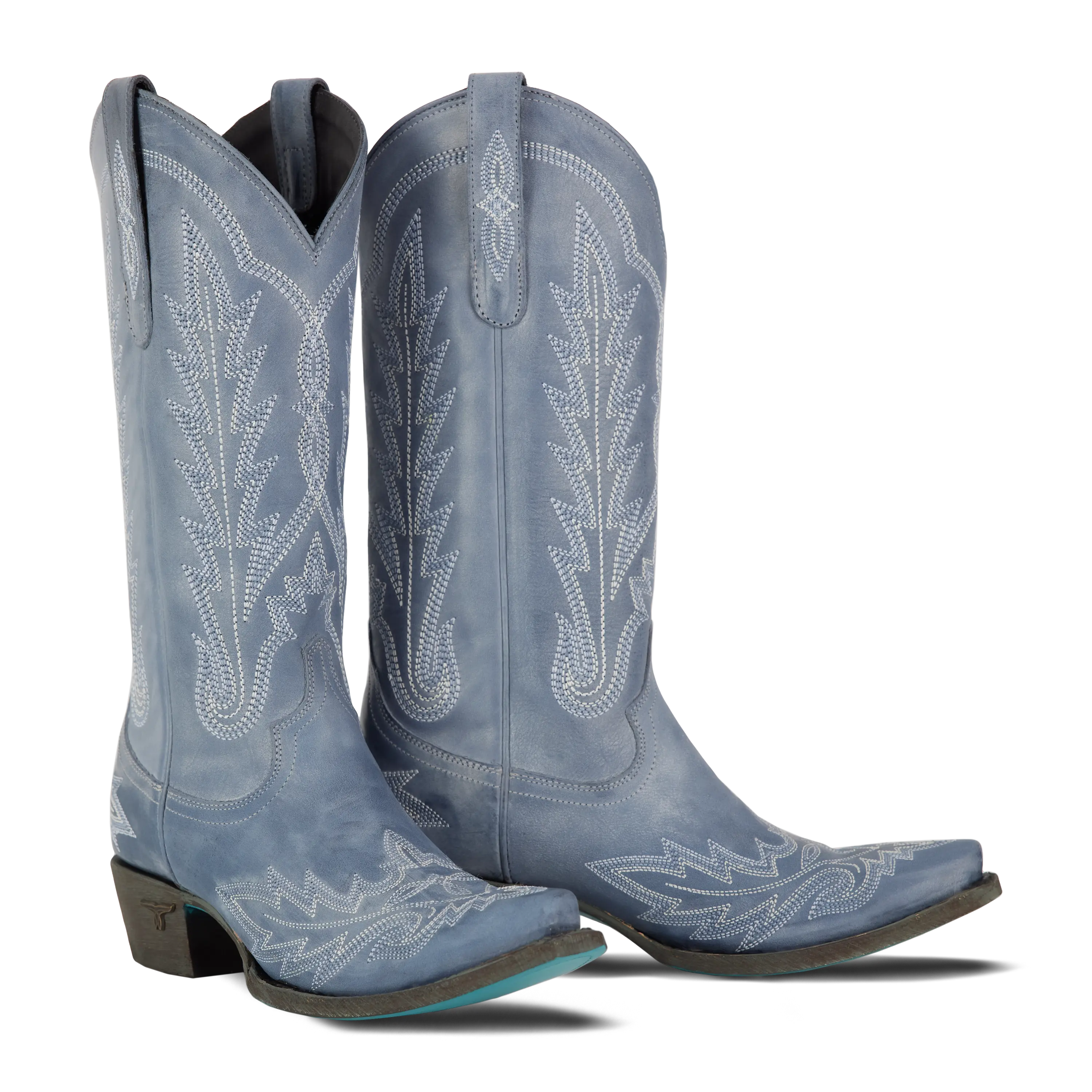 Lexington Boot - Washed Denim Ladies Boot Western Fashion by Lane