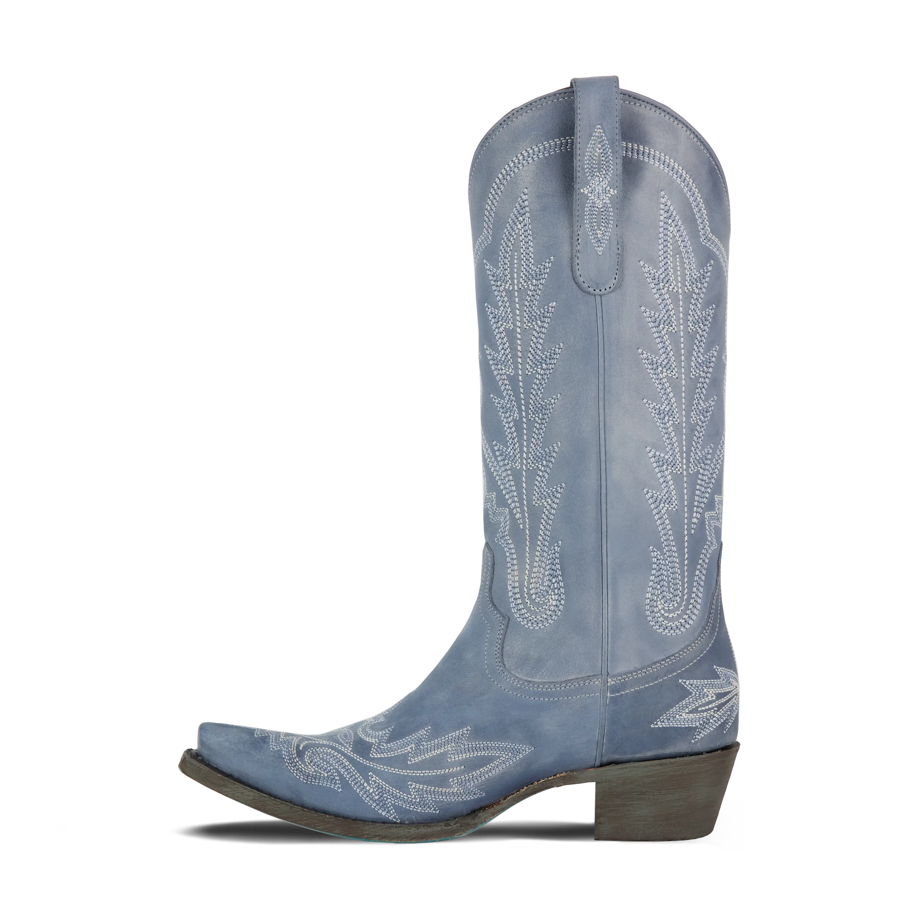 Lexington Boot - Washed Denim Ladies Boot Western Fashion by Lane