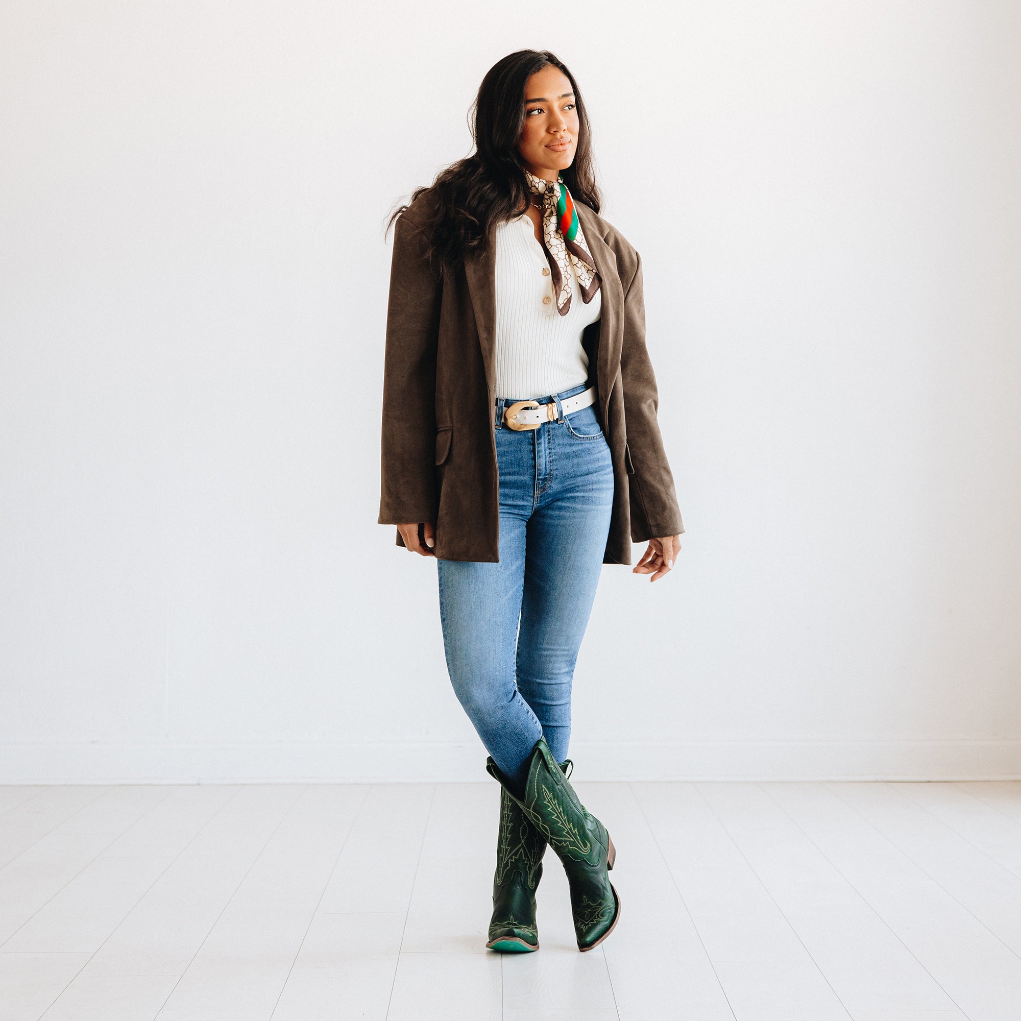 Lexington Boot - Emerald Green Ladies Boot Western Fashion by Lane