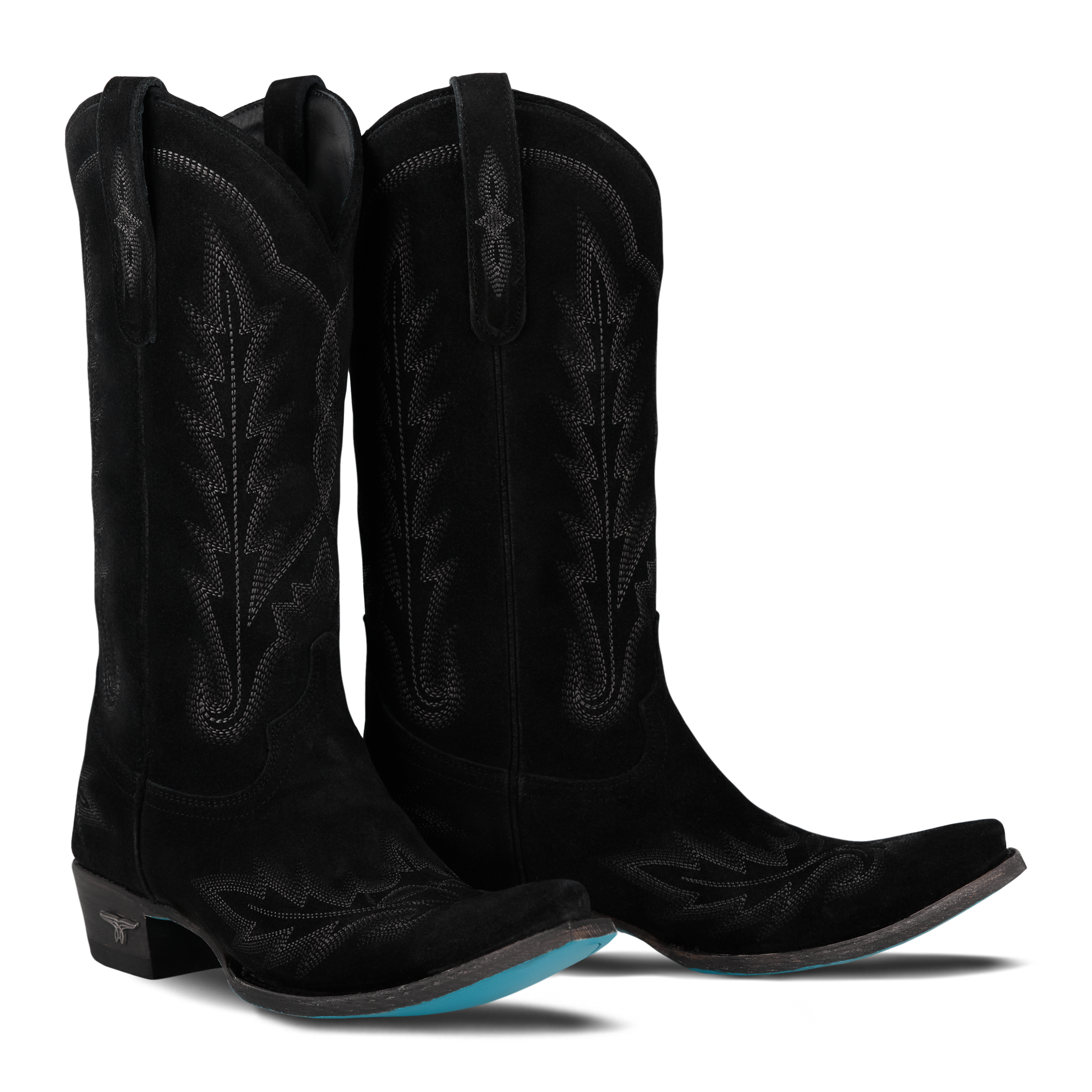 Lexington Boot - Soft Black Suede Ladies Boot Soft Black Suede Western Fashion by Lane