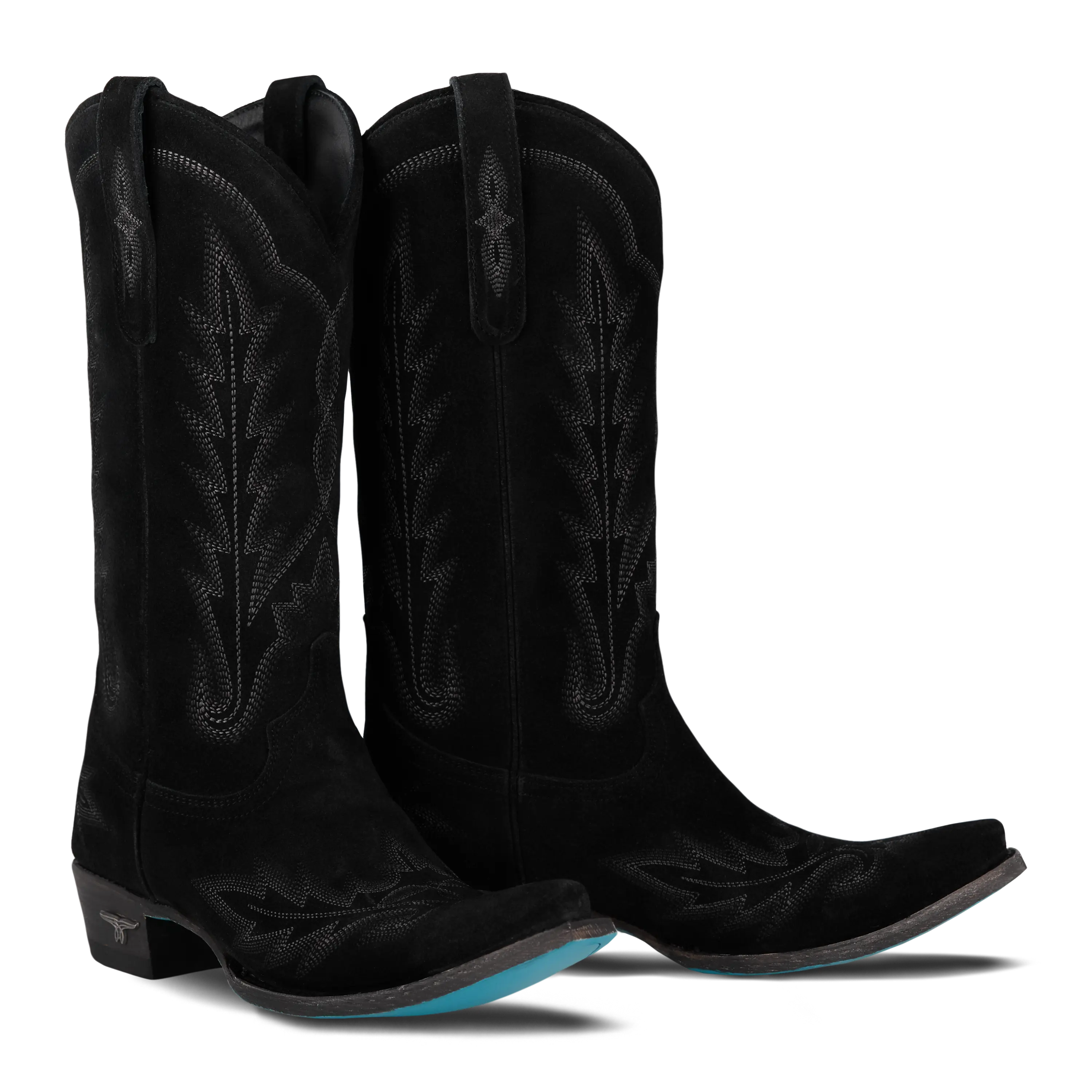 Lexington Boot - Soft Black Suede Ladies Boot Soft Black Suede Western Fashion by Lane