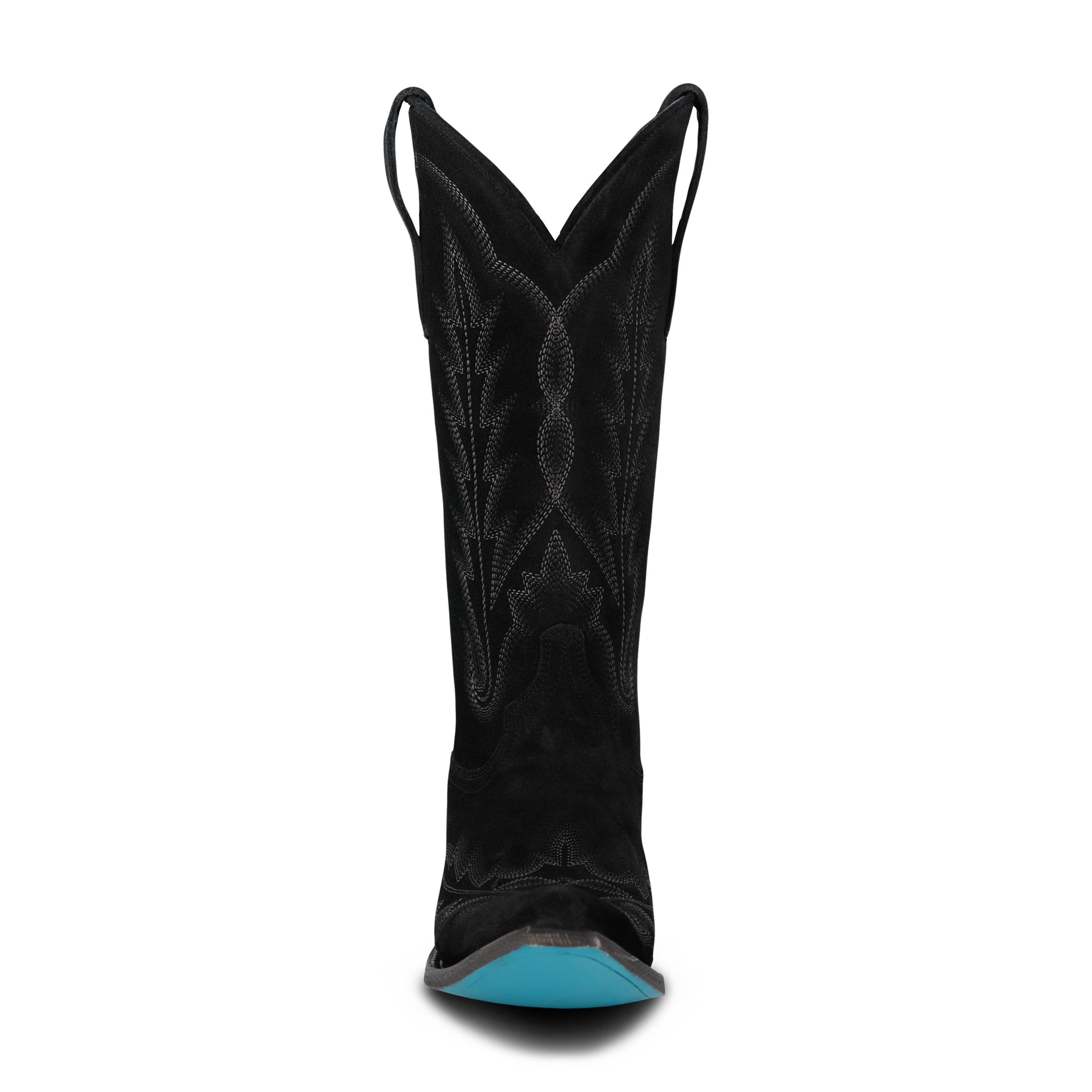 Lexington Boot - Soft Black Suede Ladies Boot Western Fashion by Lane