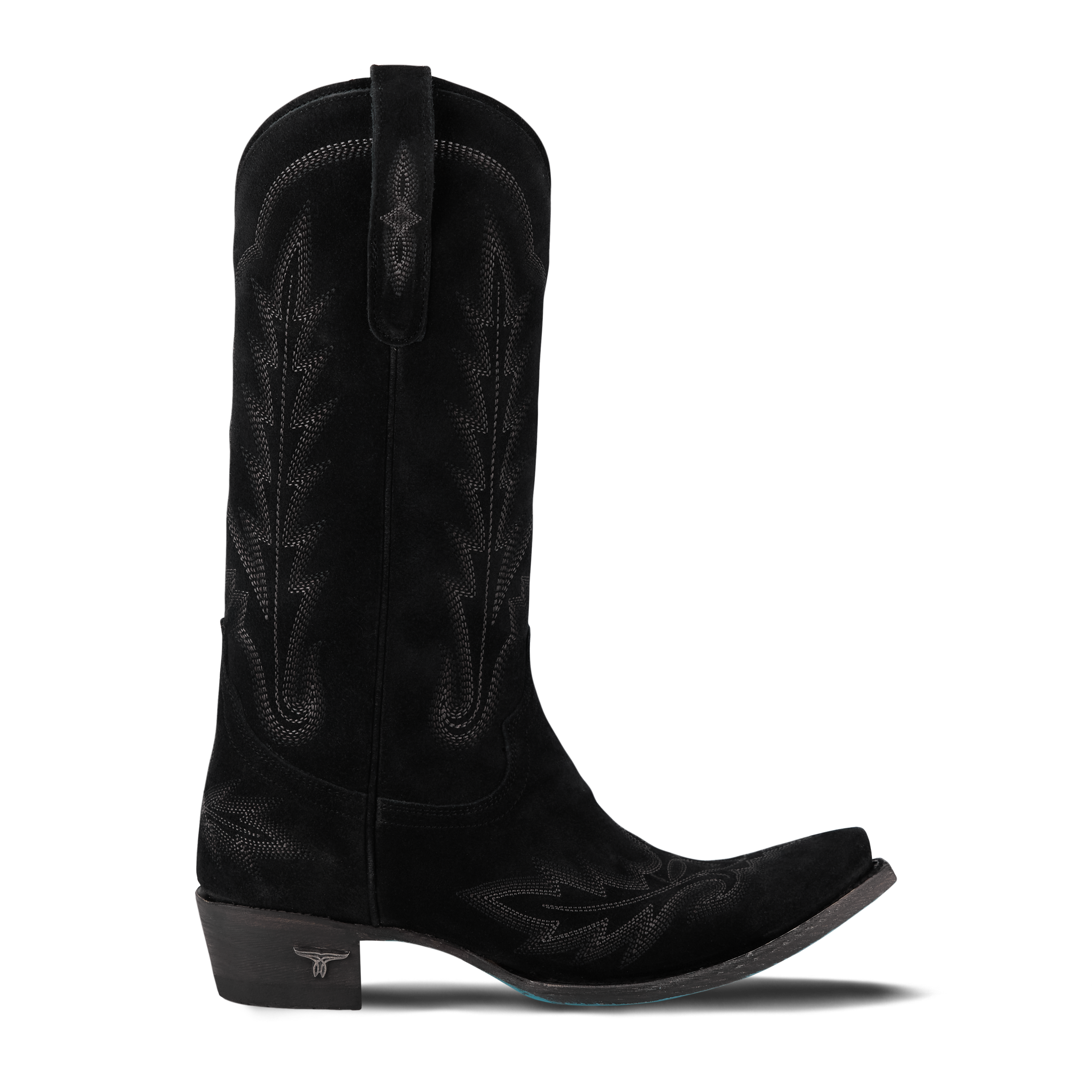 Lexington Boot - Soft Black Suede Ladies Boot Western Fashion by Lane