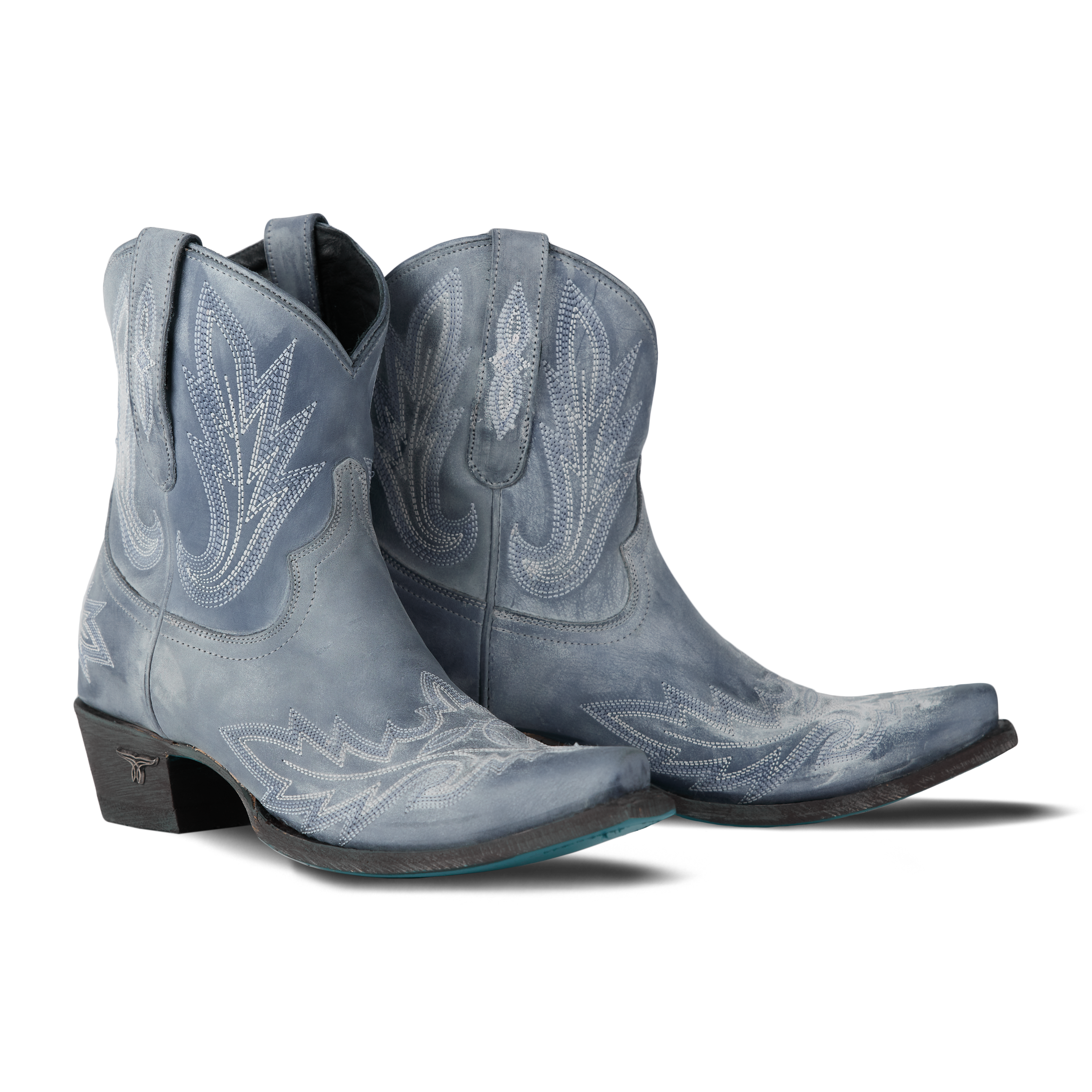 Lexington Bootie - Washed Denim Ladies Bootie Western Fashion by Lane