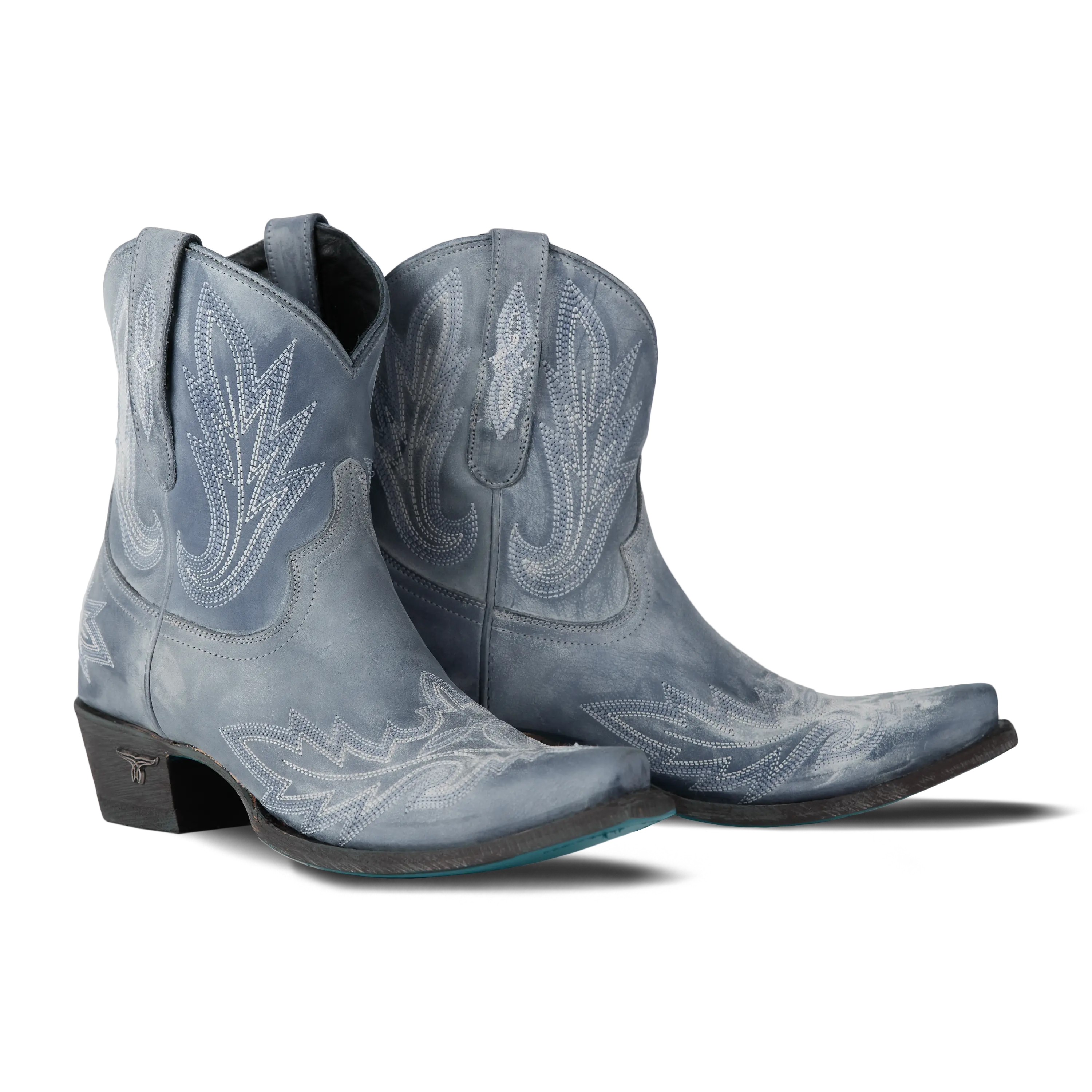 Lexington Bootie - Washed Denim Ladies Bootie Western Fashion by Lane