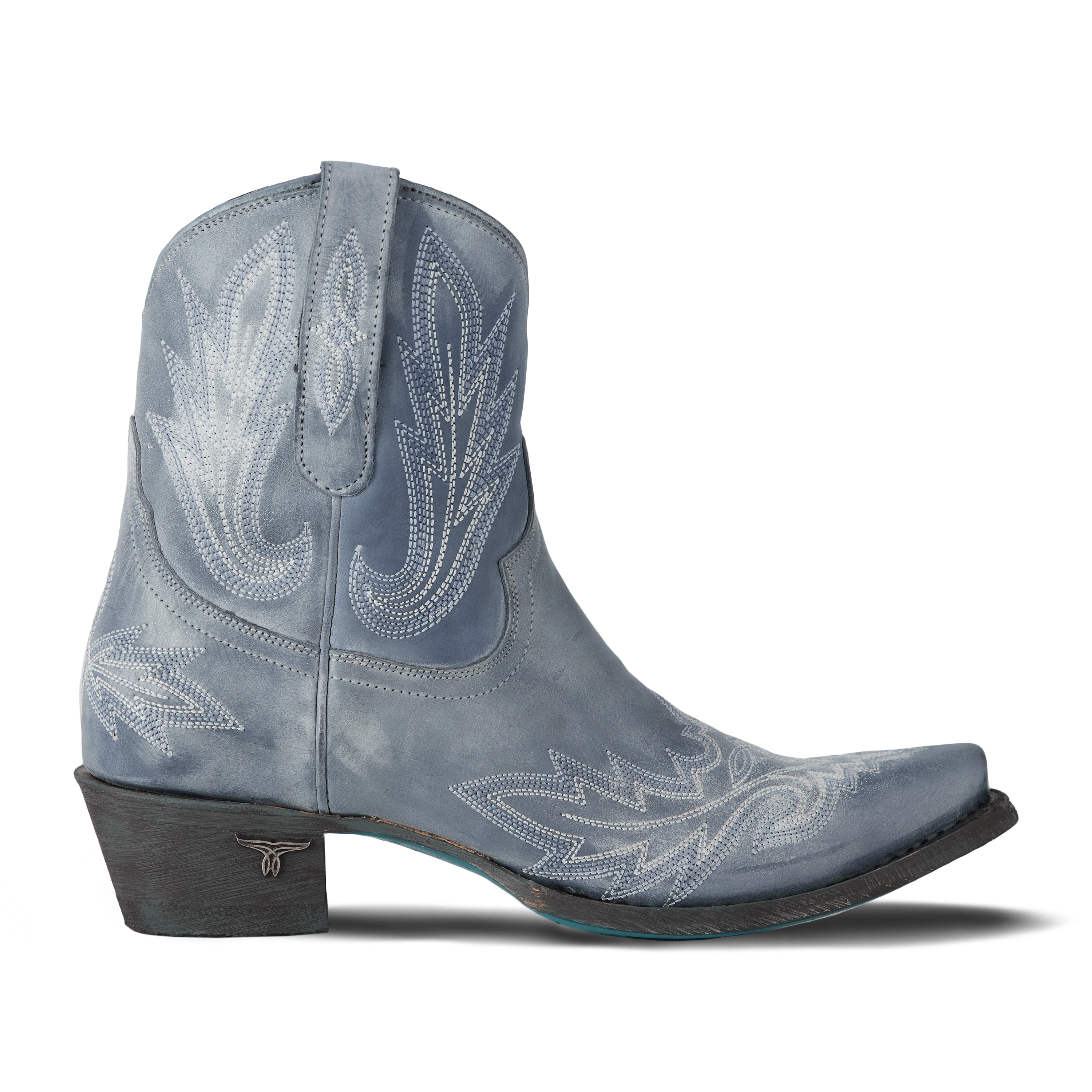 Lexington Bootie - Washed Denim Ladies Bootie Western Fashion by Lane