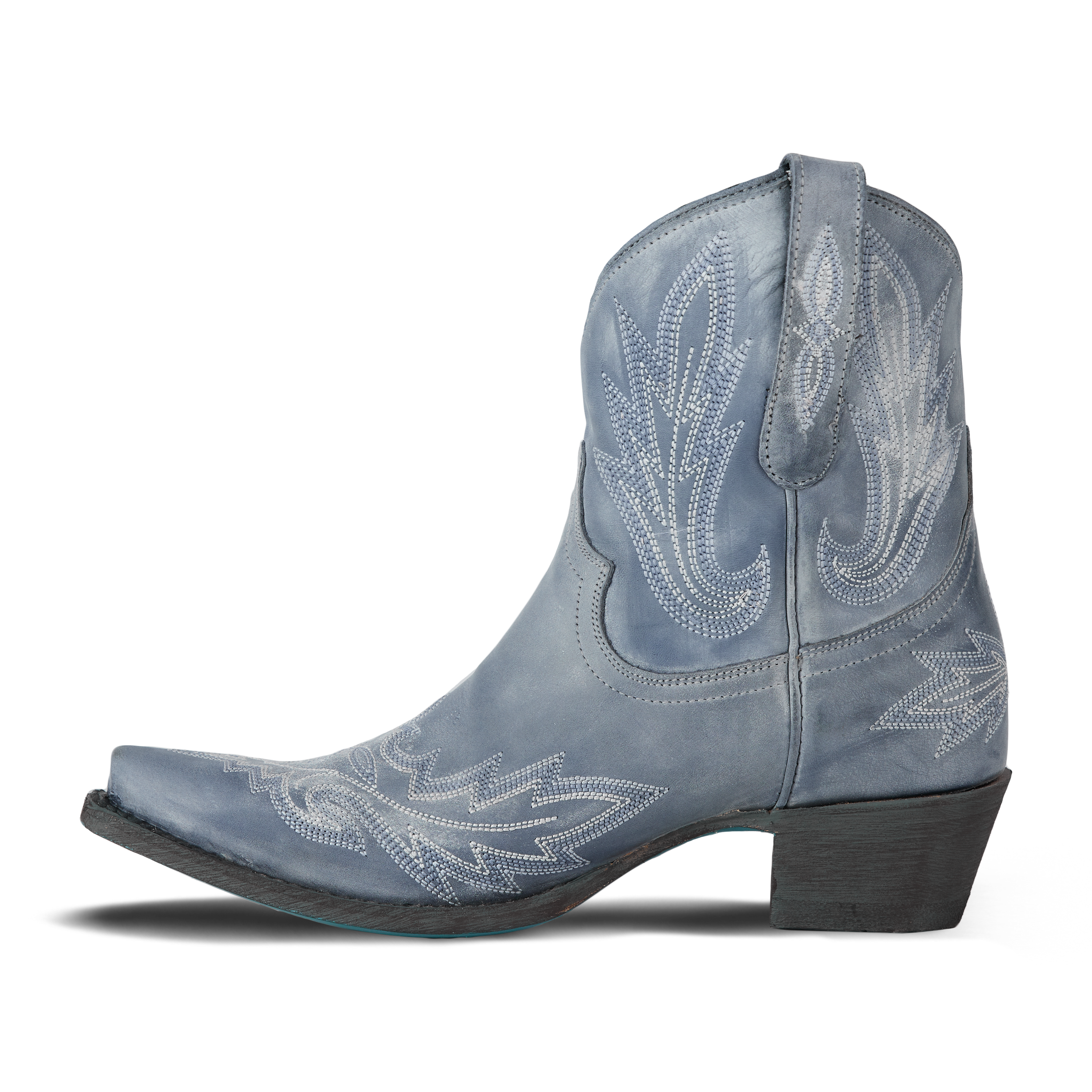 Lexington Bootie - Washed Denim Ladies Bootie Western Fashion by Lane