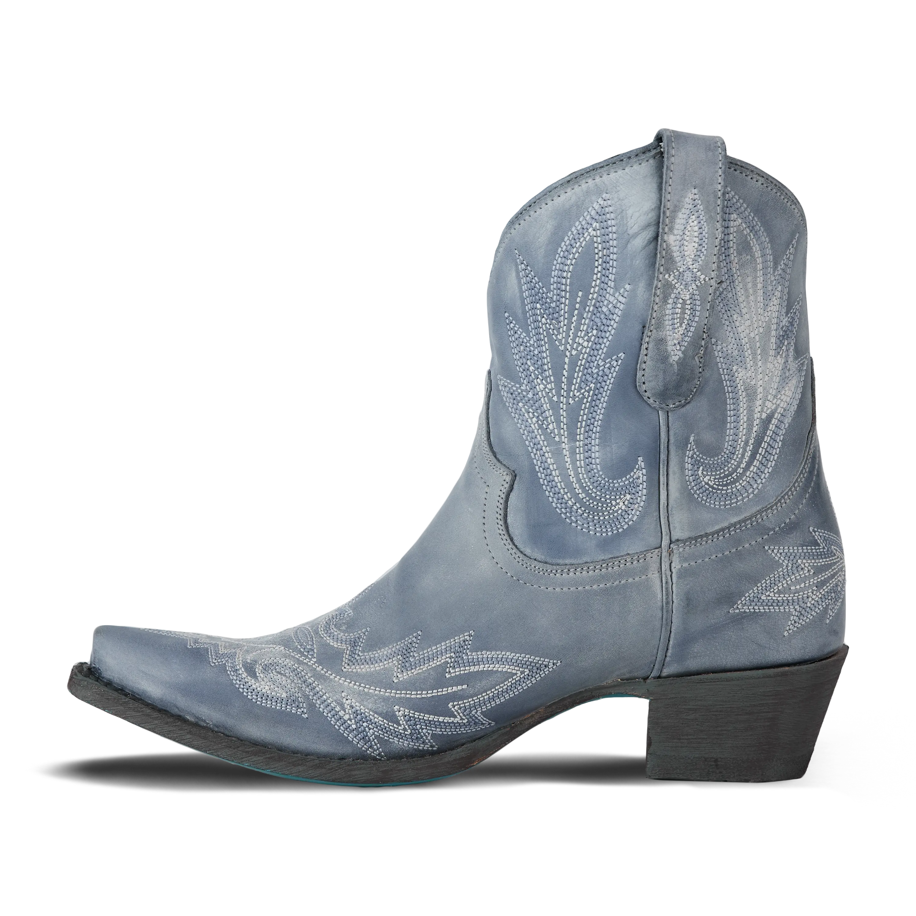 Lexington Bootie - Washed Denim Ladies Bootie Western Fashion by Lane