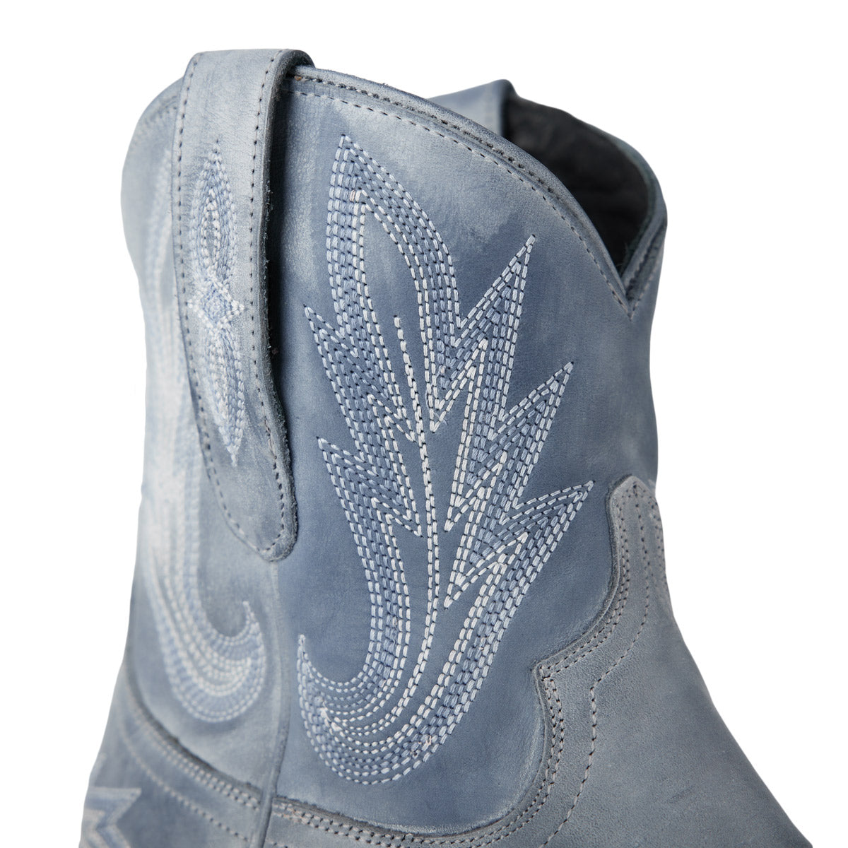 Lexington Bootie - Washed Denim Ladies Bootie Western Fashion by Lane