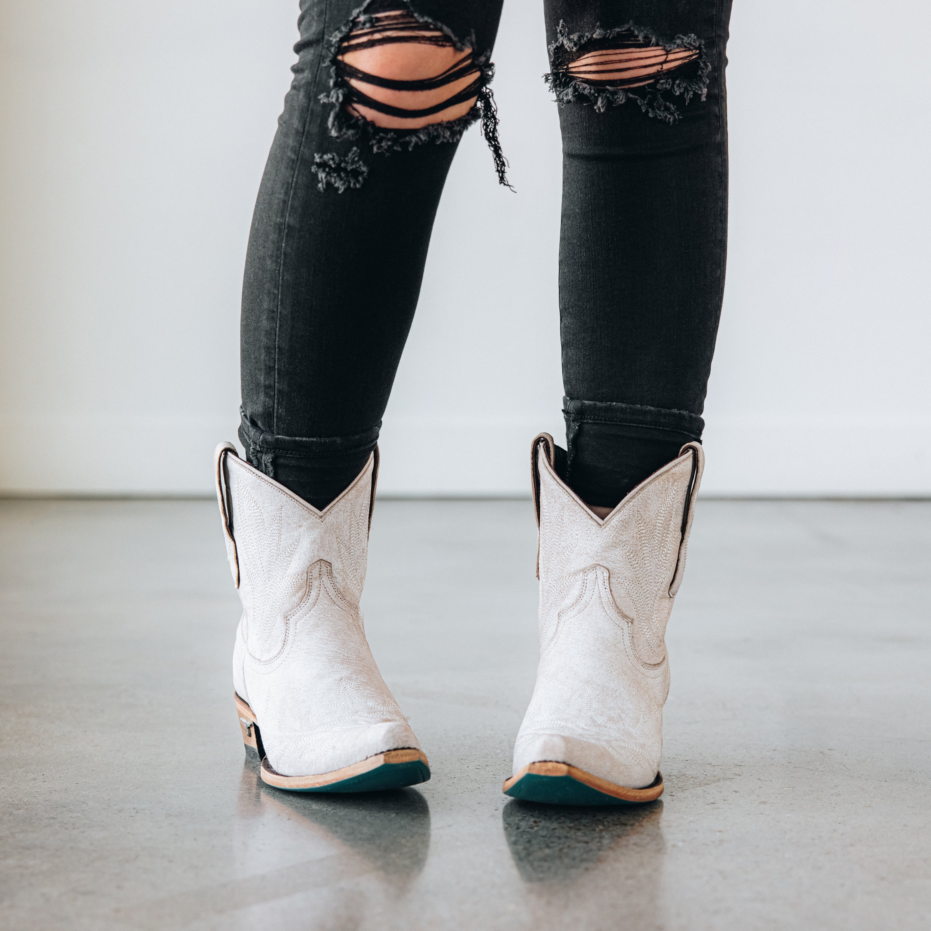 Lexington Bootie - Ceramic Crackle Ladies Bootie Western Fashion by Lane