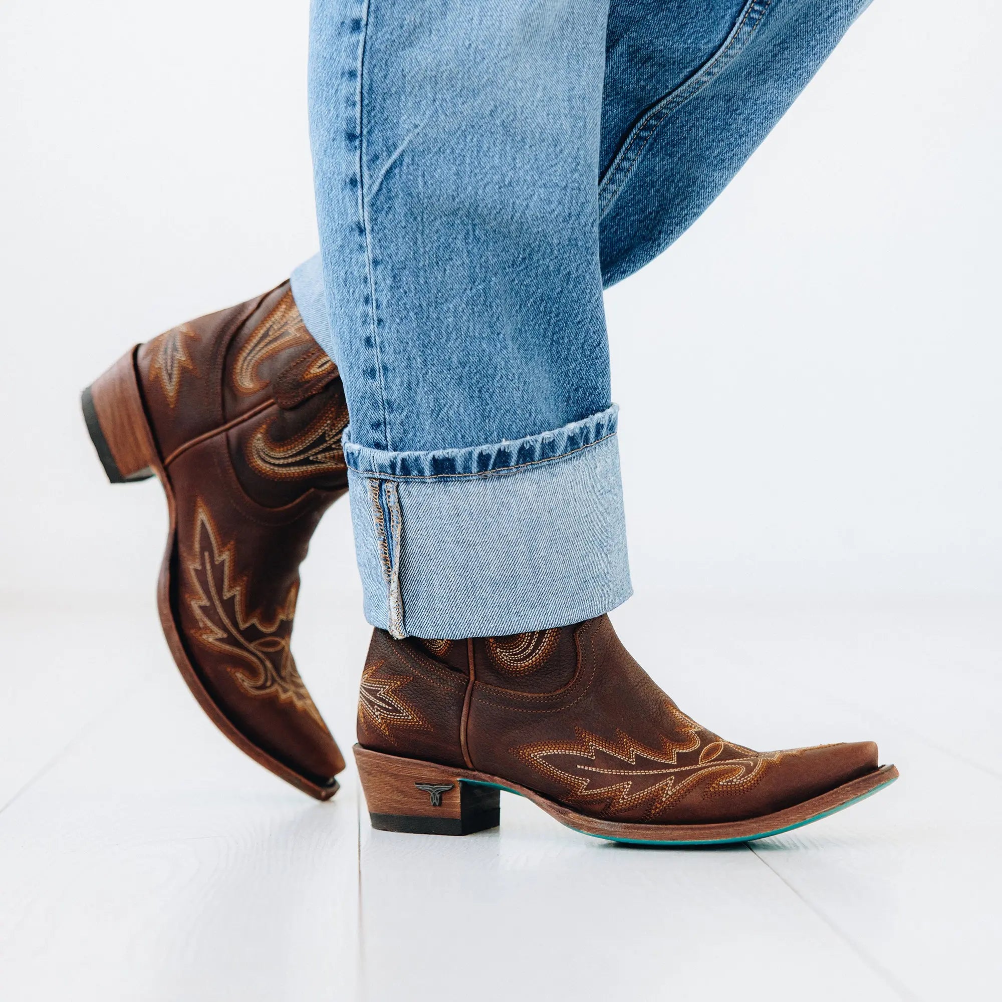Lexington Bootie - Cognac Ladies Bootie Western Fashion by Lane