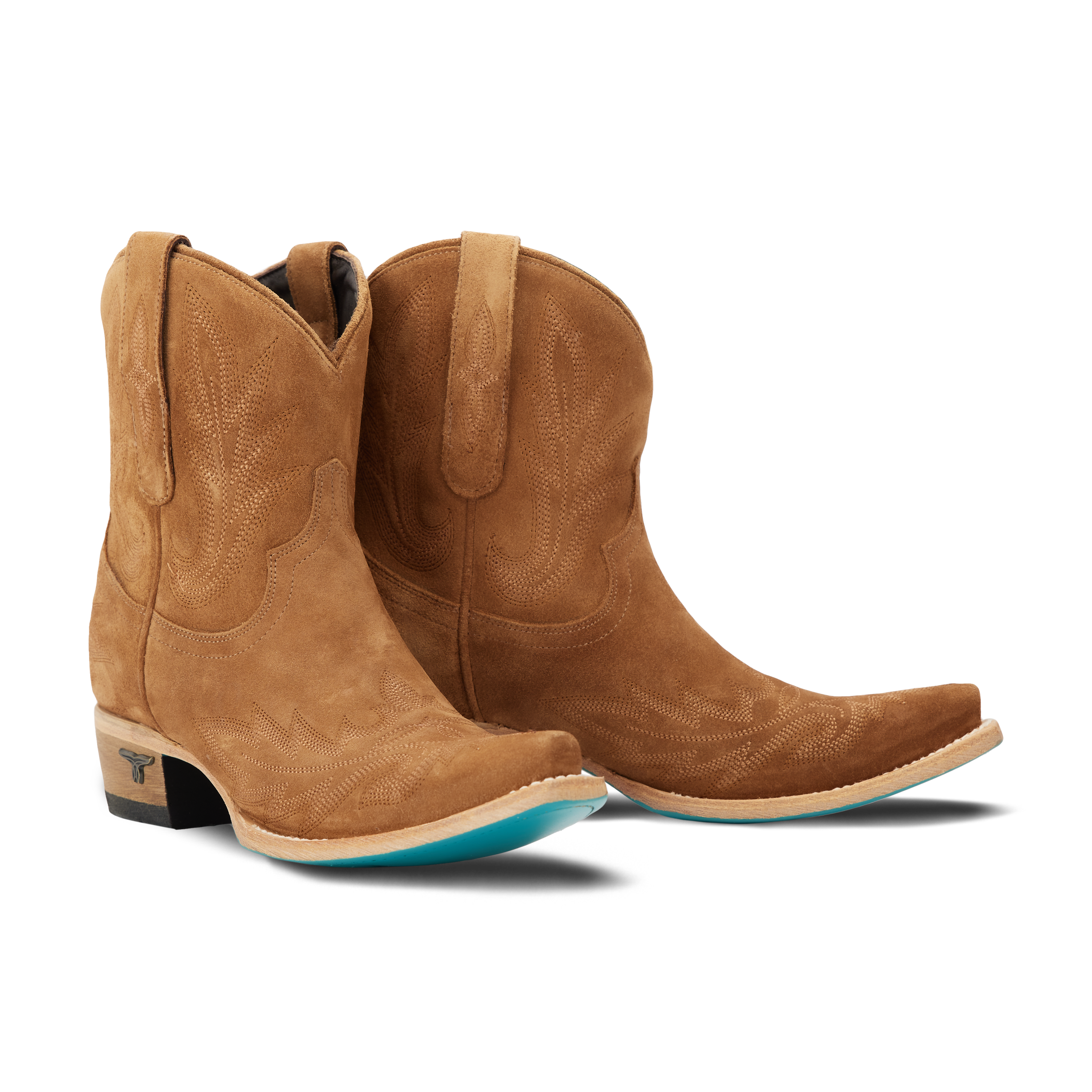 Lexington Bootie - Toffee Suede Ladies Bootie Western Fashion by Lane