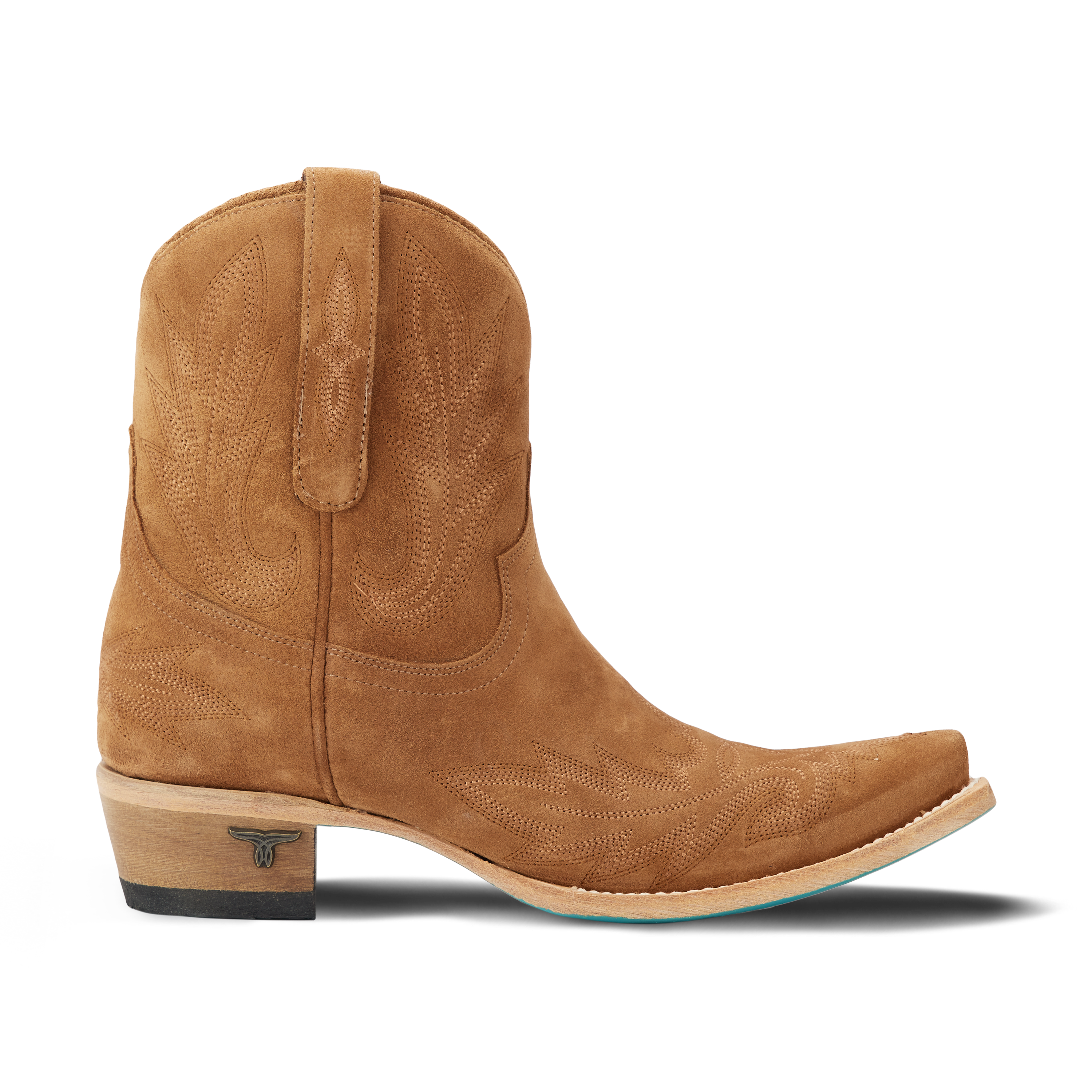 Lexington Bootie - Toffee Suede Ladies Bootie Western Fashion by Lane