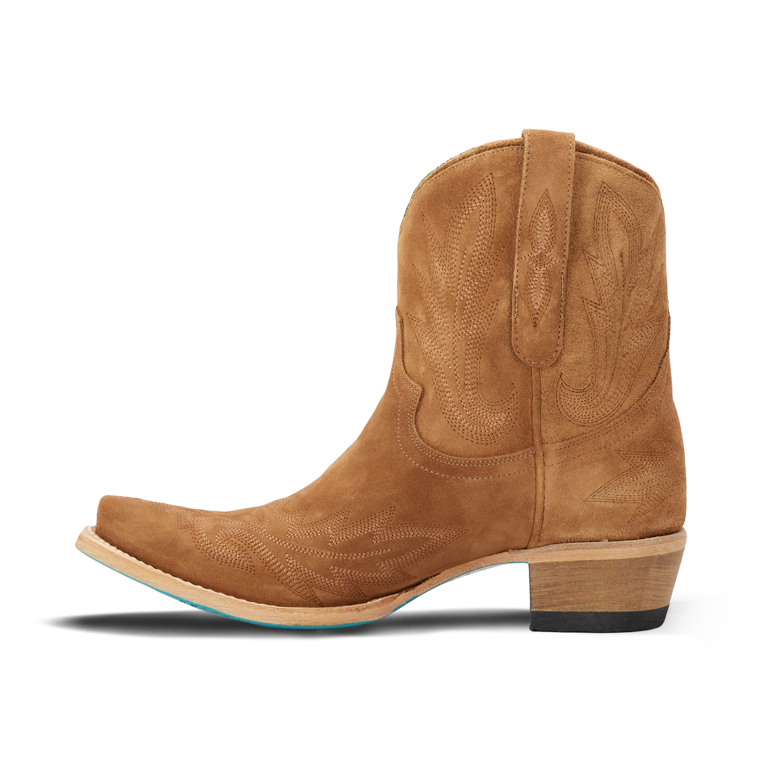 Lexington Bootie - Toffee Suede Ladies Bootie Western Fashion by Lane
