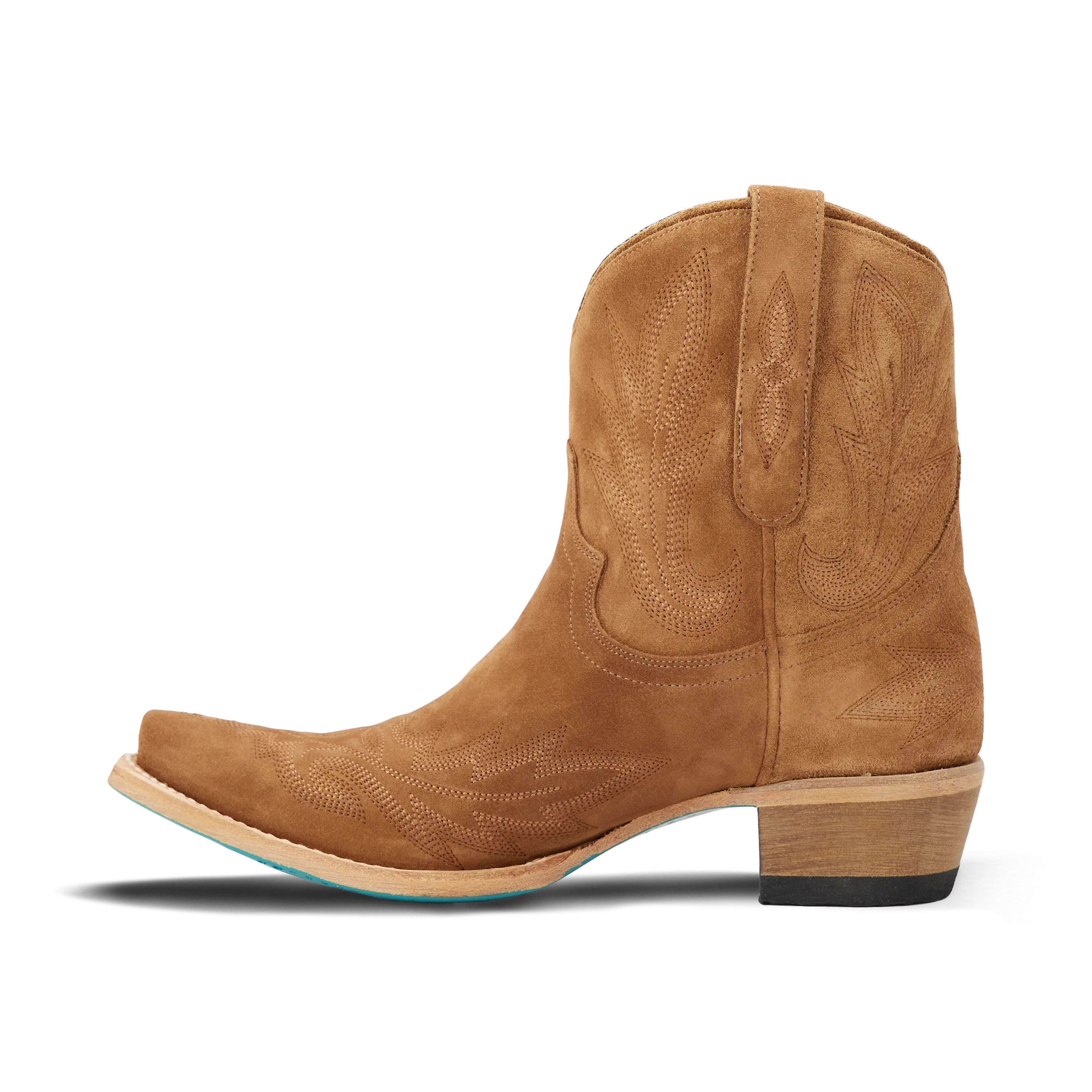 Lexington Bootie - Toffee Suede Ladies Bootie Western Fashion by Lane