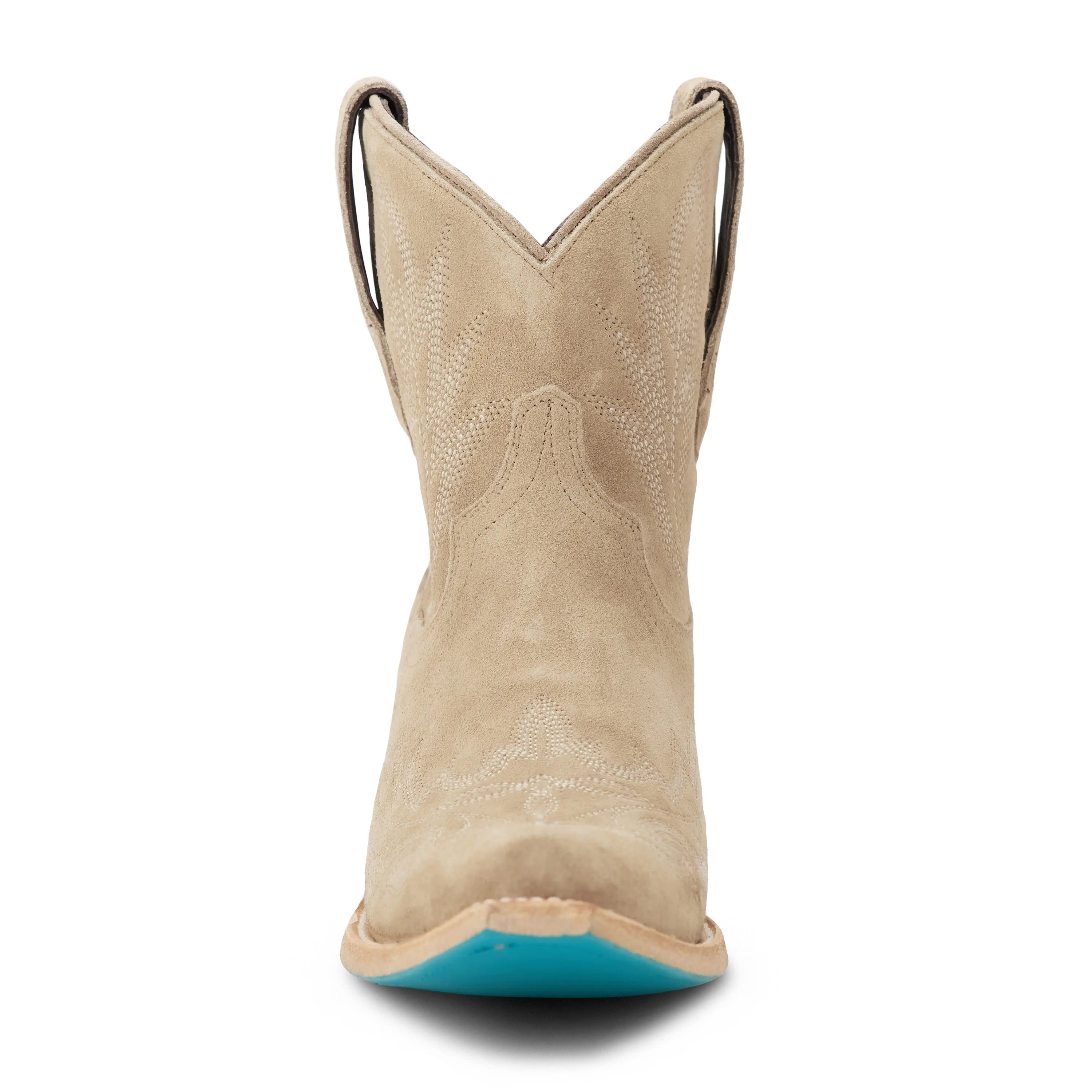 Lexington Bootie - Latte Suede Ladies Bootie Western Fashion by Lane