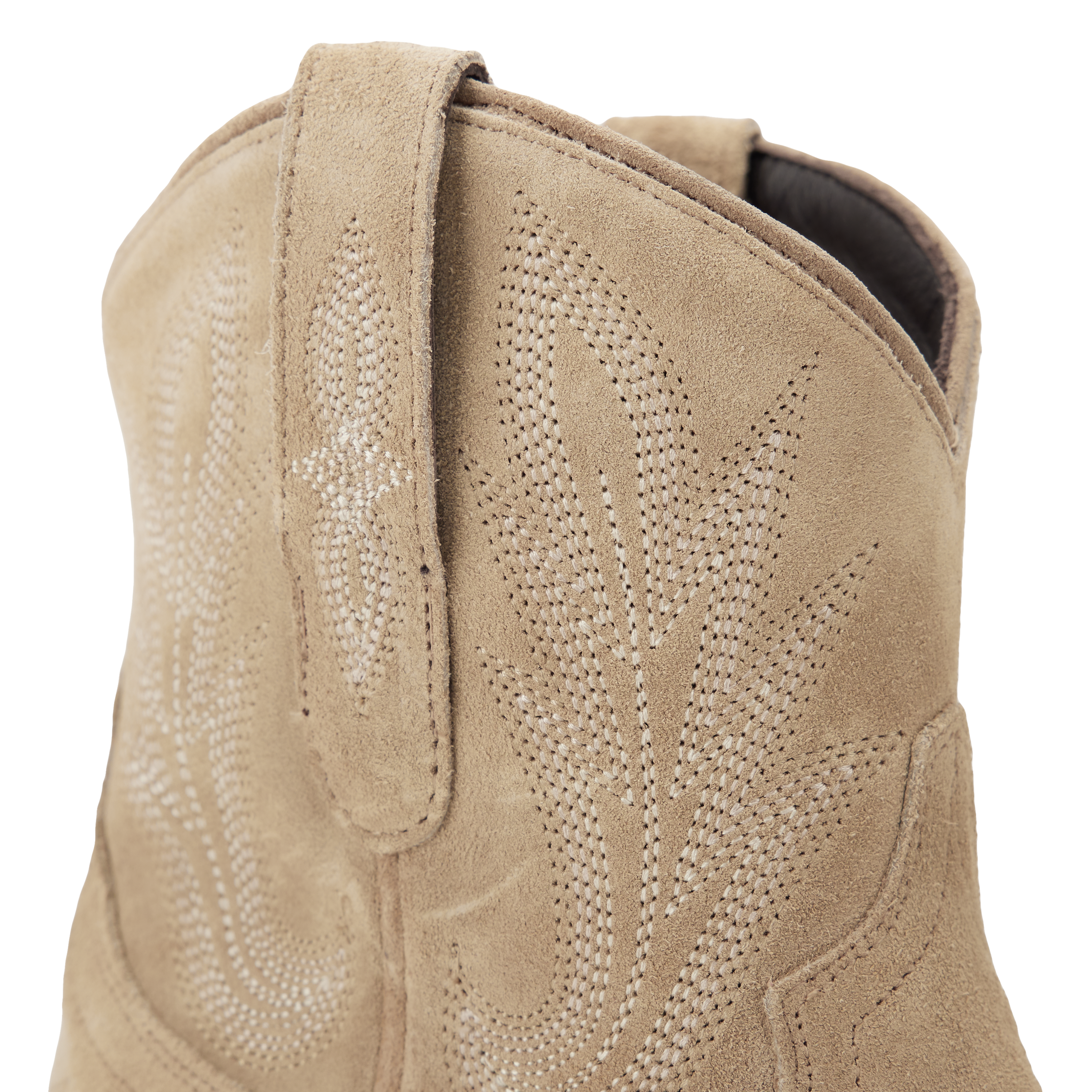 Lexington Bootie - Latte Suede Ladies Bootie Western Fashion by Lane