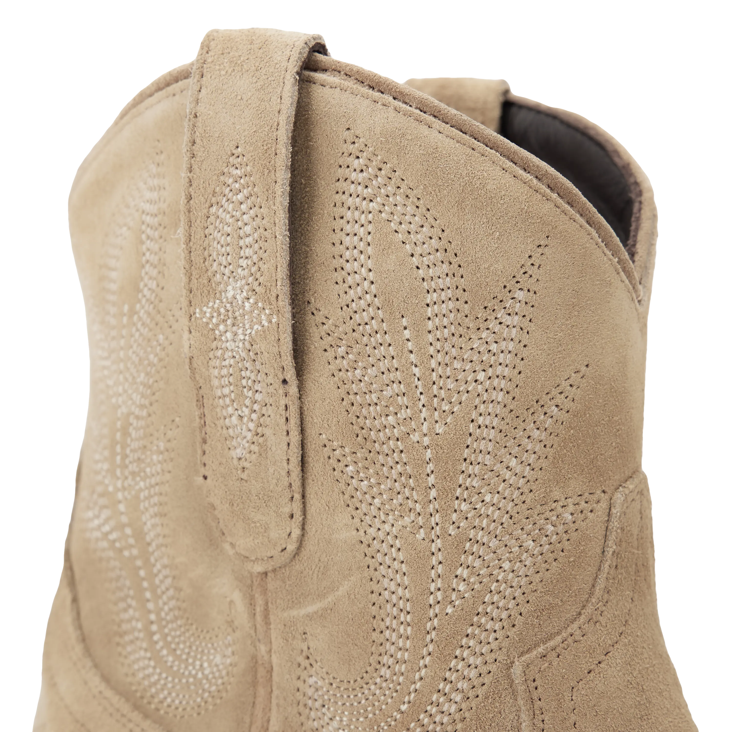 Lexington Bootie - Latte Suede Ladies Bootie Western Fashion by Lane