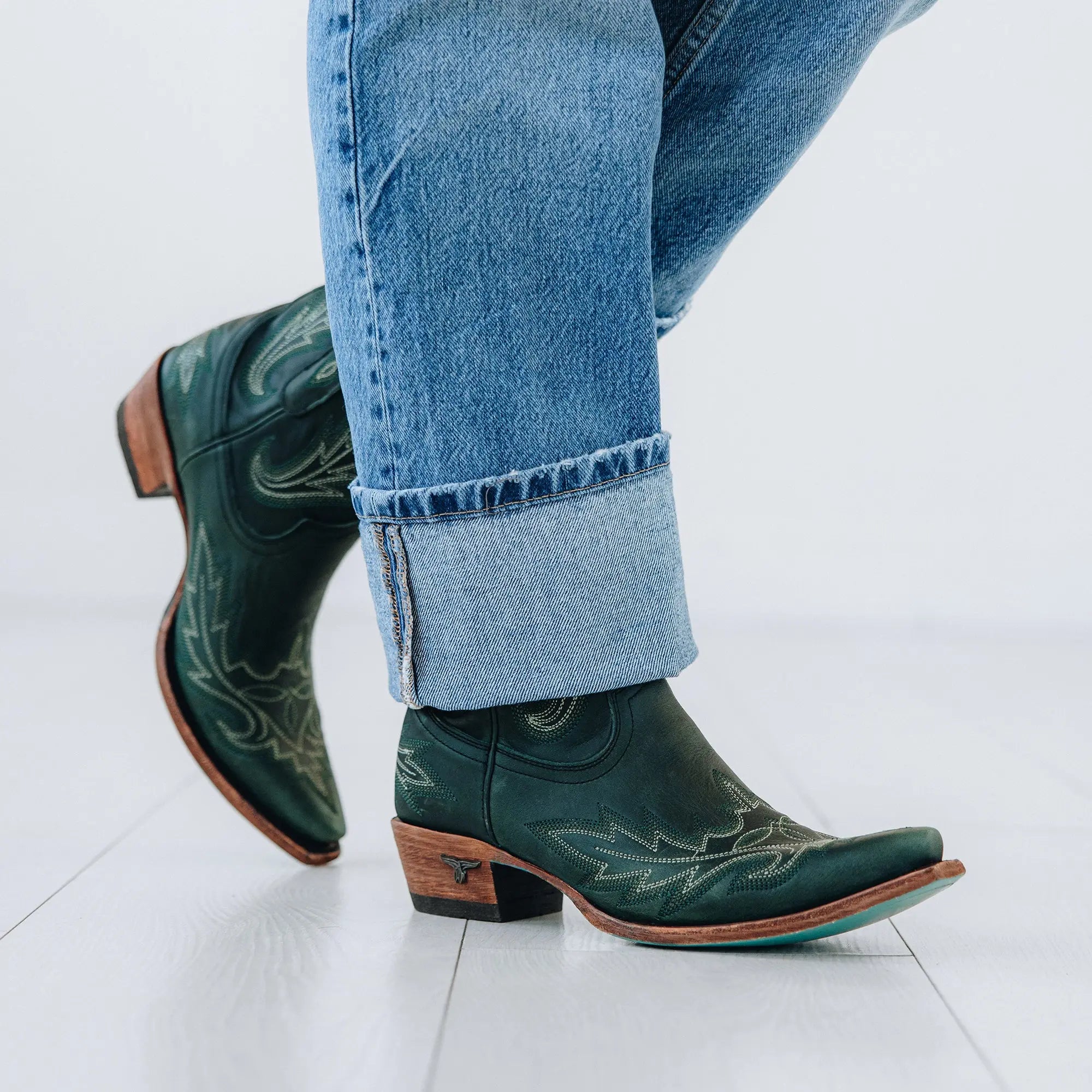 Lexington Bootie - Emerald Green Ladies Bootie Western Fashion by Lane