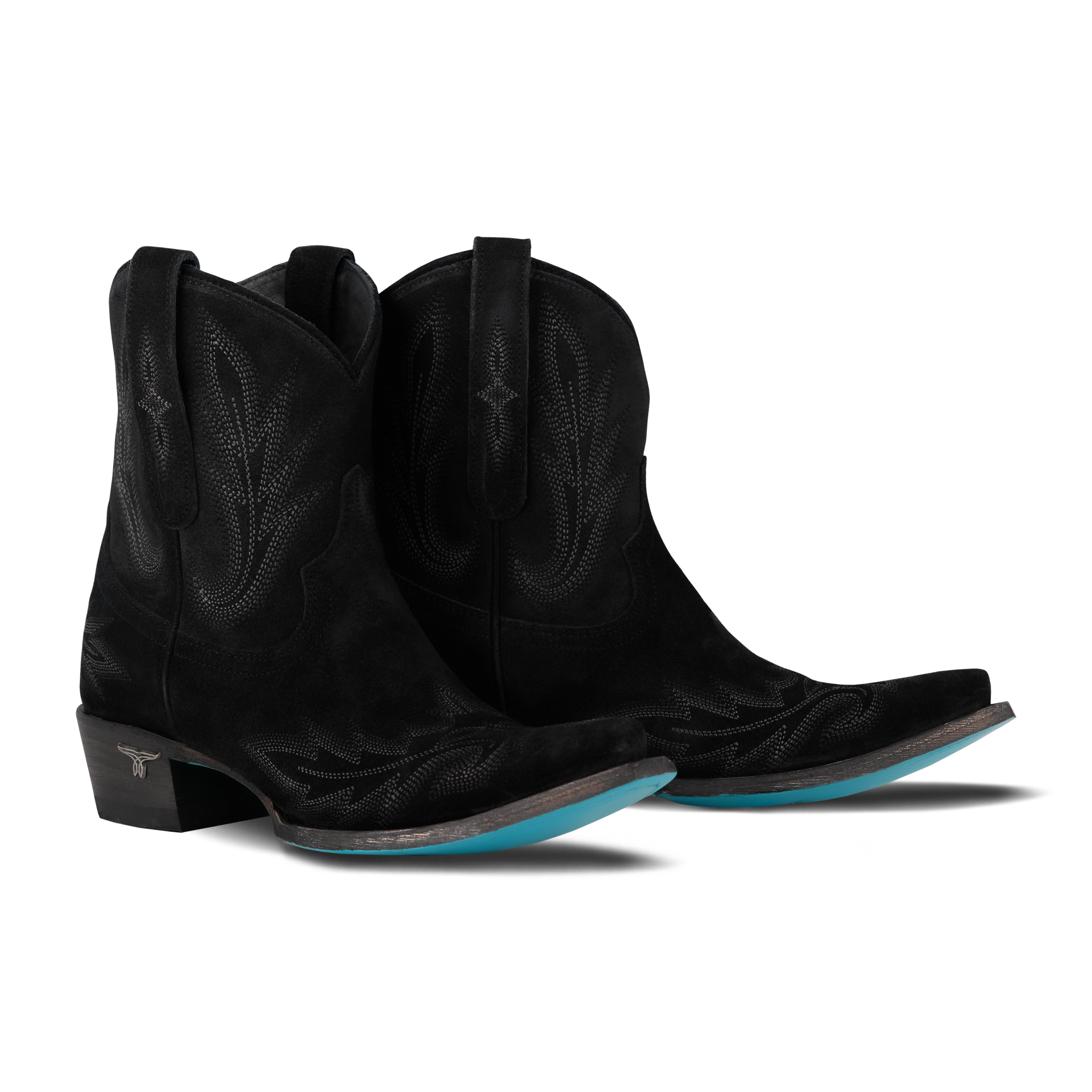 Lexington Bootie - Soft Black Suede Ladies Bootie Soft Black Suede Western Fashion by Lane