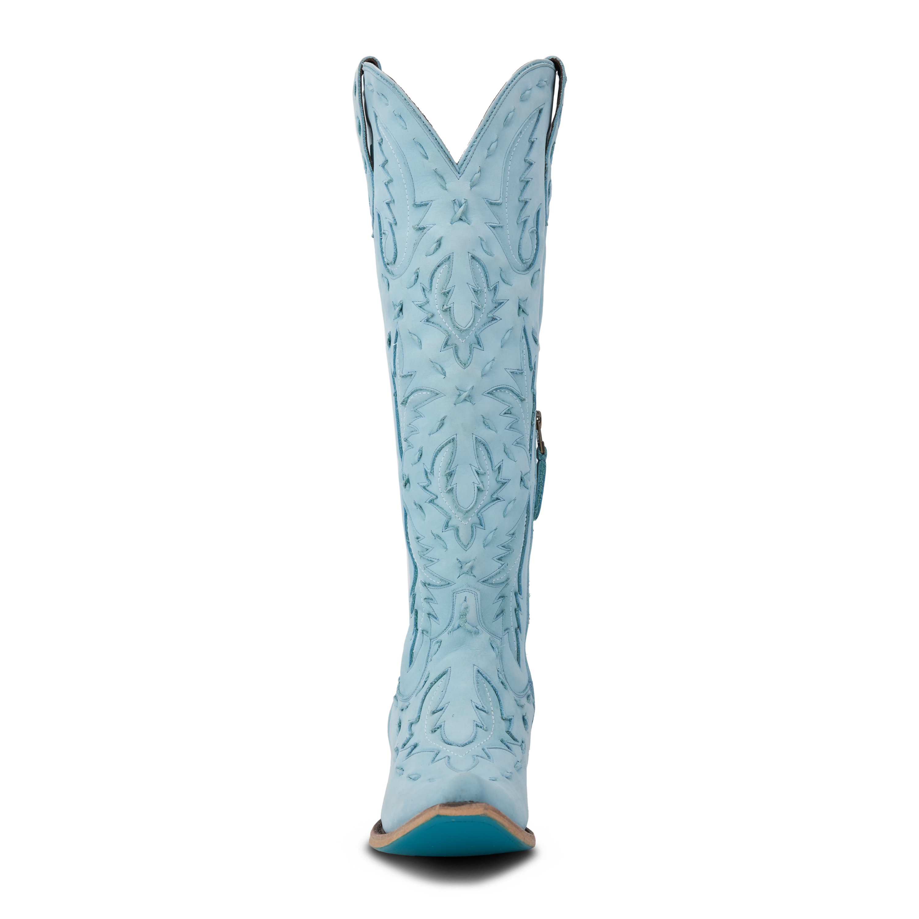 Reverie Knee High Corset - Powder Blue Ladies Boot Western Fashion by Lane