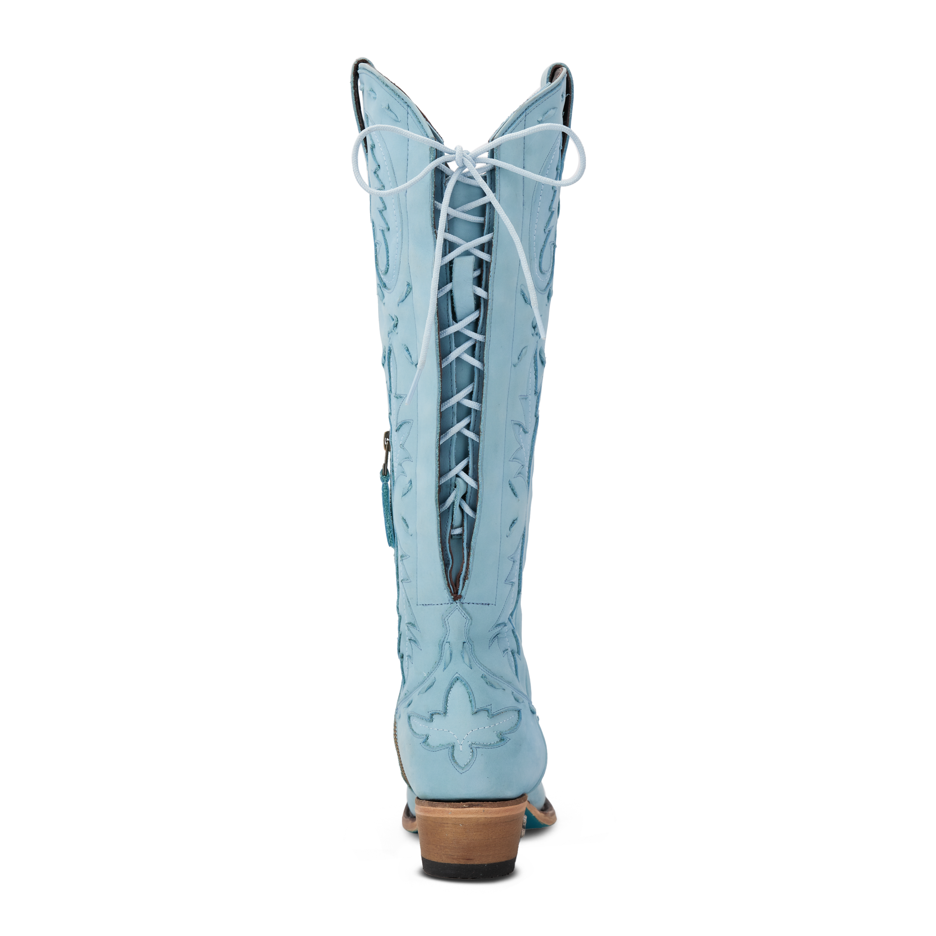Reverie Knee High Corset - Powder Blue Ladies Boot Western Fashion by Lane