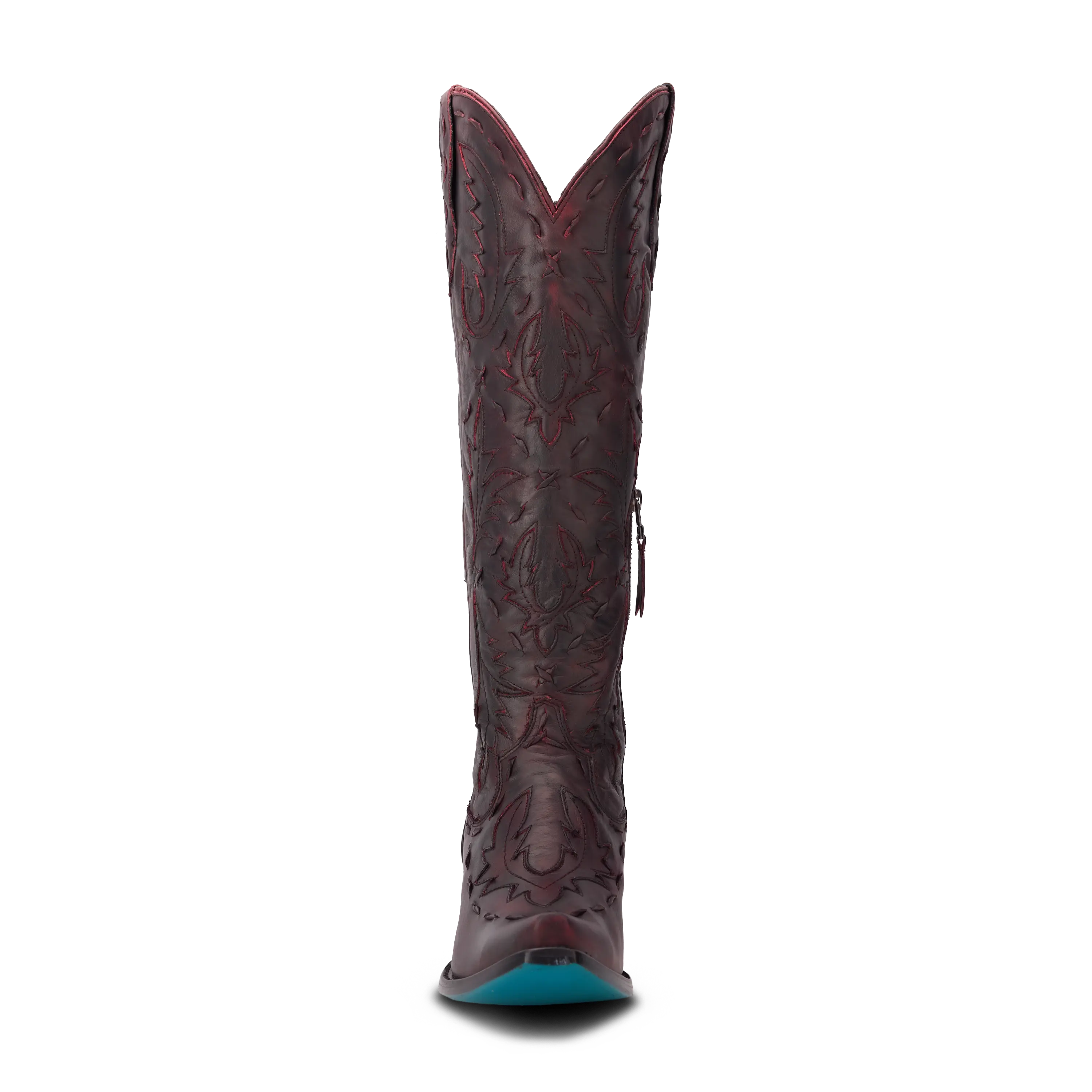 Reverie Knee High Corset - Black Cherry Ladies Boot Western Fashion by Lane