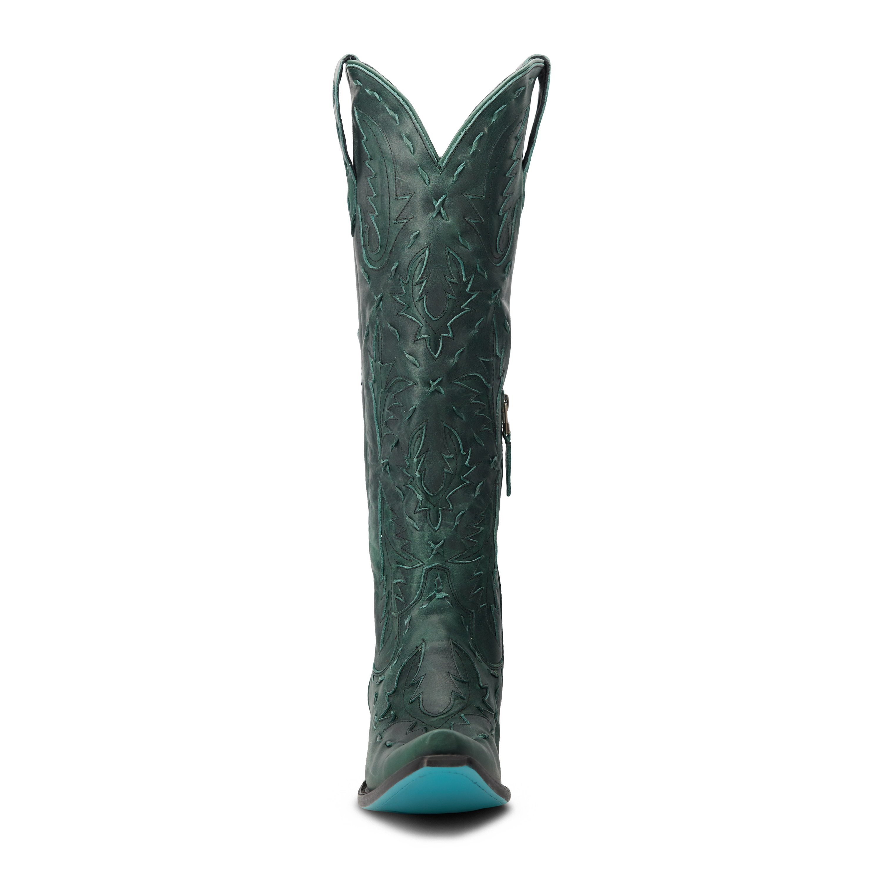 Reverie Knee High Corset - Emerald Green Ladies Boot Western Fashion by Lane