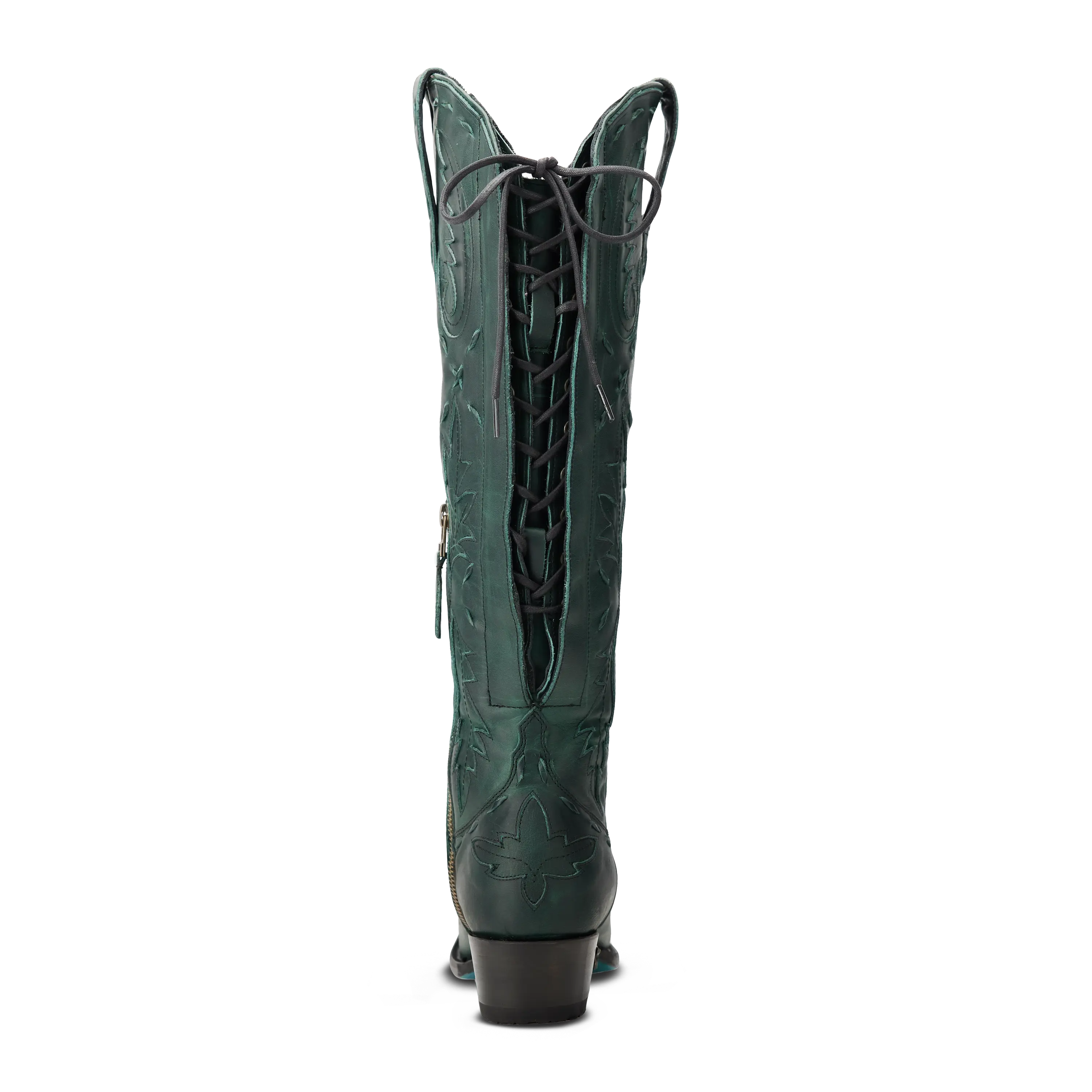 Reverie Knee High Corset - Emerald Green **Final Sale** Ladies Boot Western Fashion by Lane