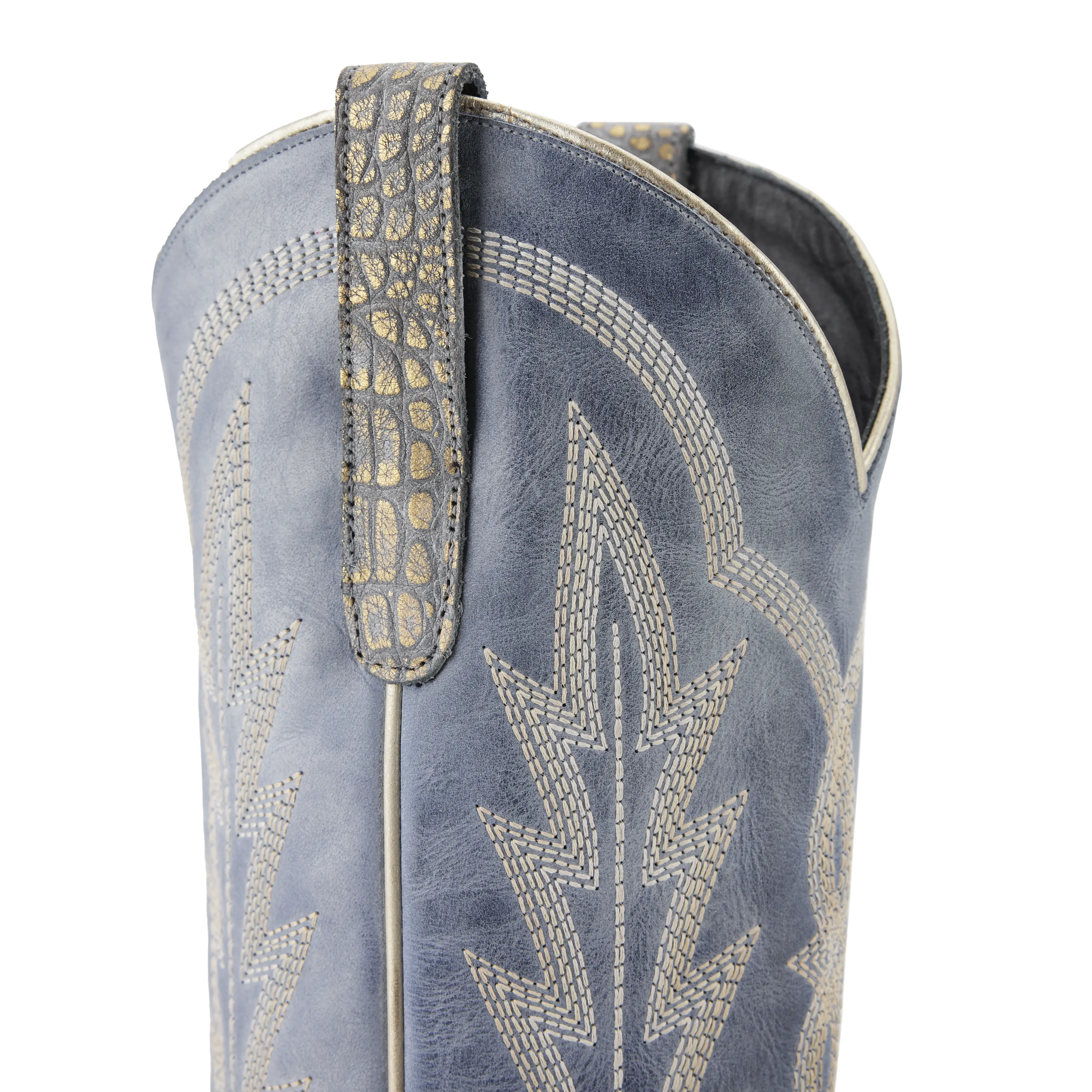 Skylight Boot - Gilded Denim Ladies Boot Western Fashion by Lane