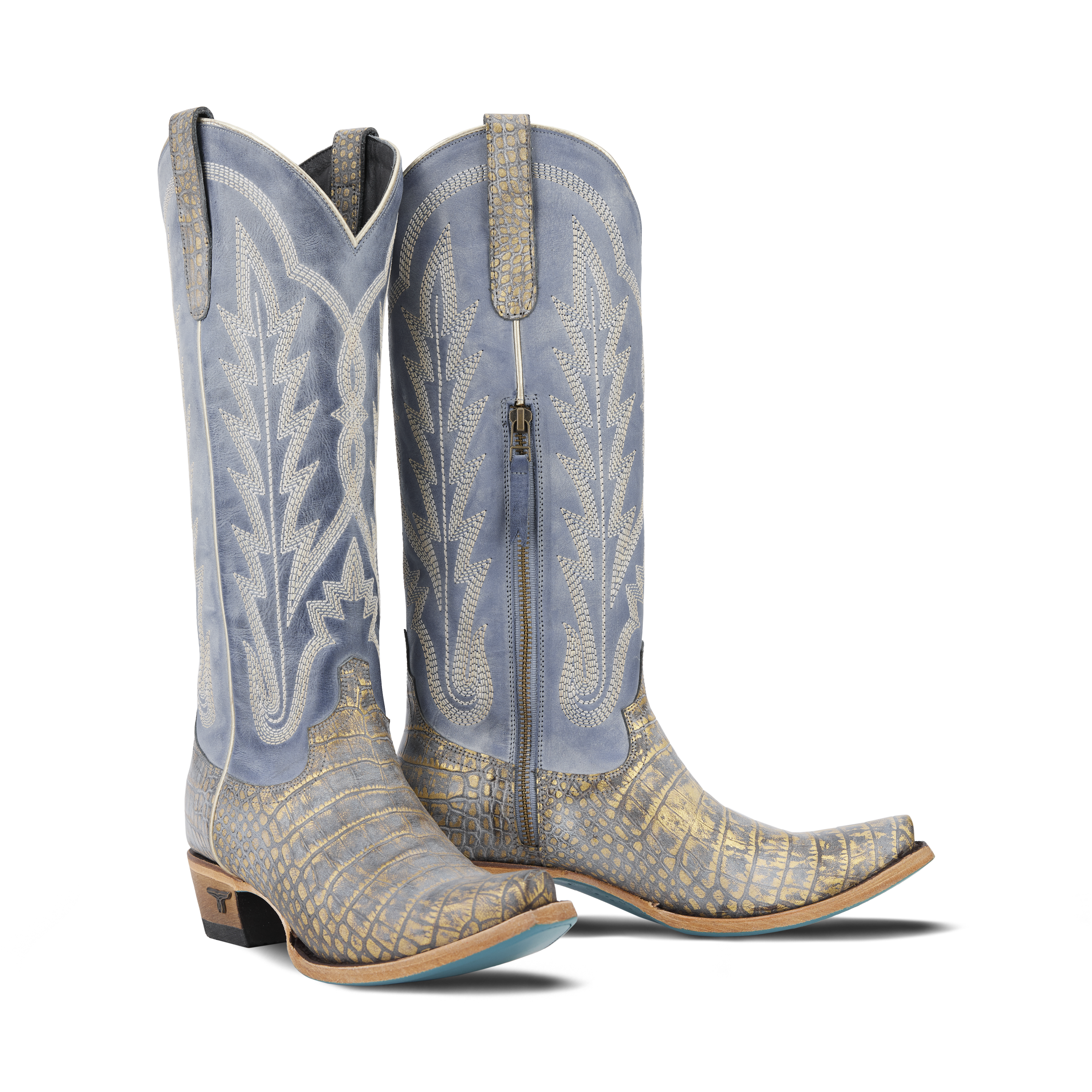 Skylight Boot - Gilded Denim Ladies Boot Gilded Denim Western Fashion by Lane