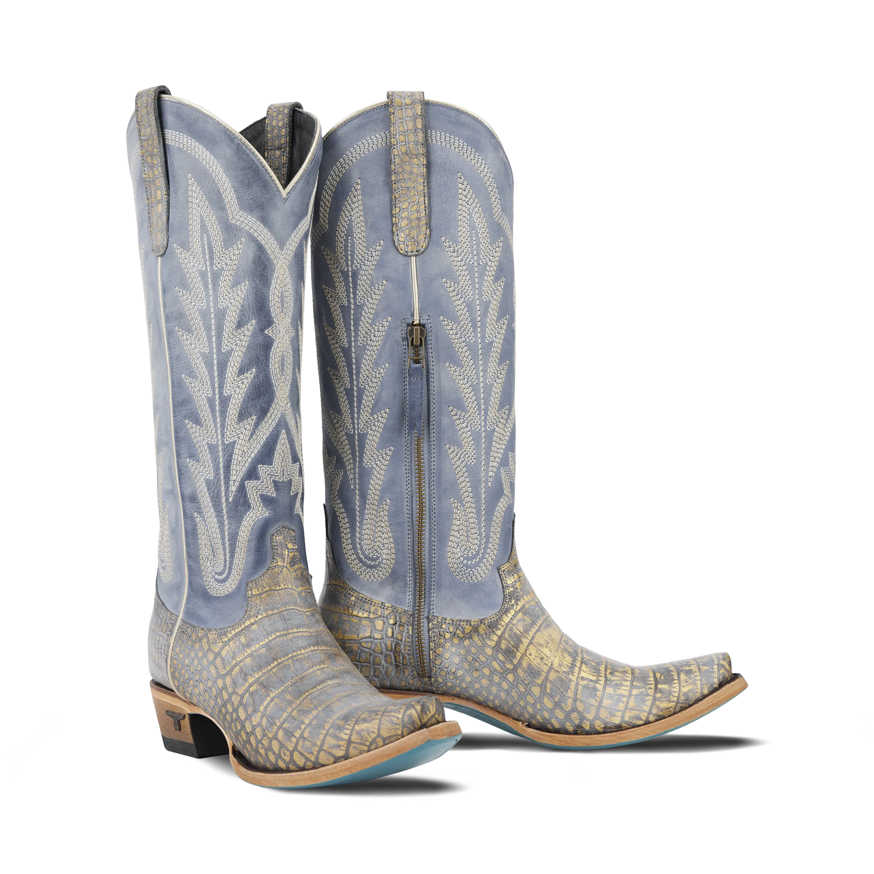 Skylight Boot - Gilded Denim Ladies Boot Gilded Denim Western Fashion by Lane