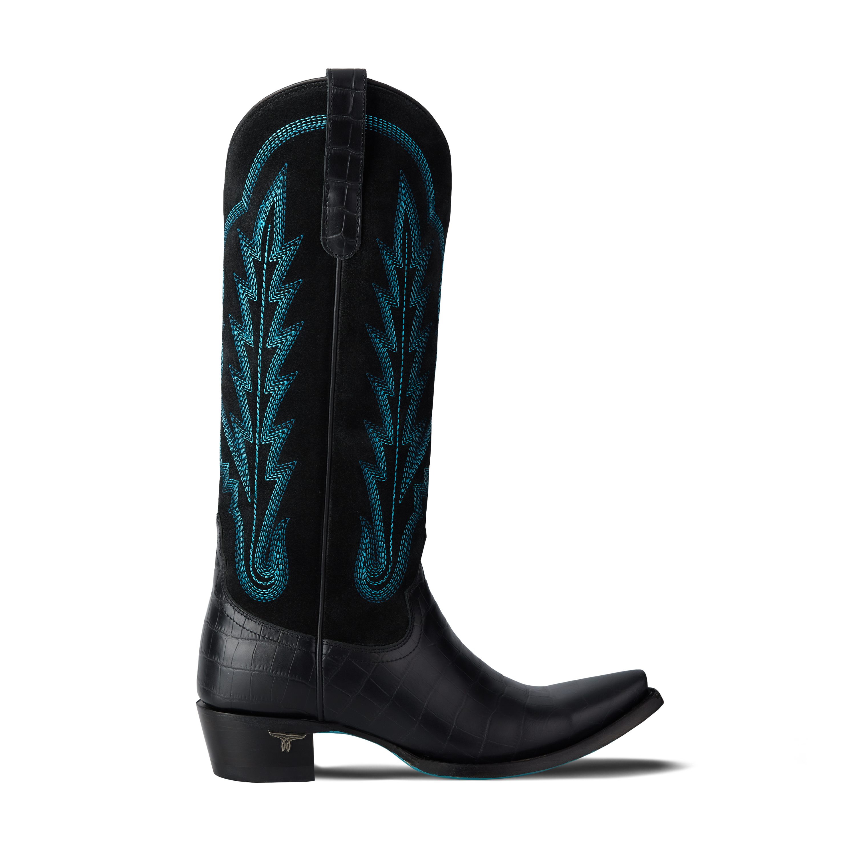 Skylight Boot - Carbon Croc Ladies Boot Western Fashion by Lane
