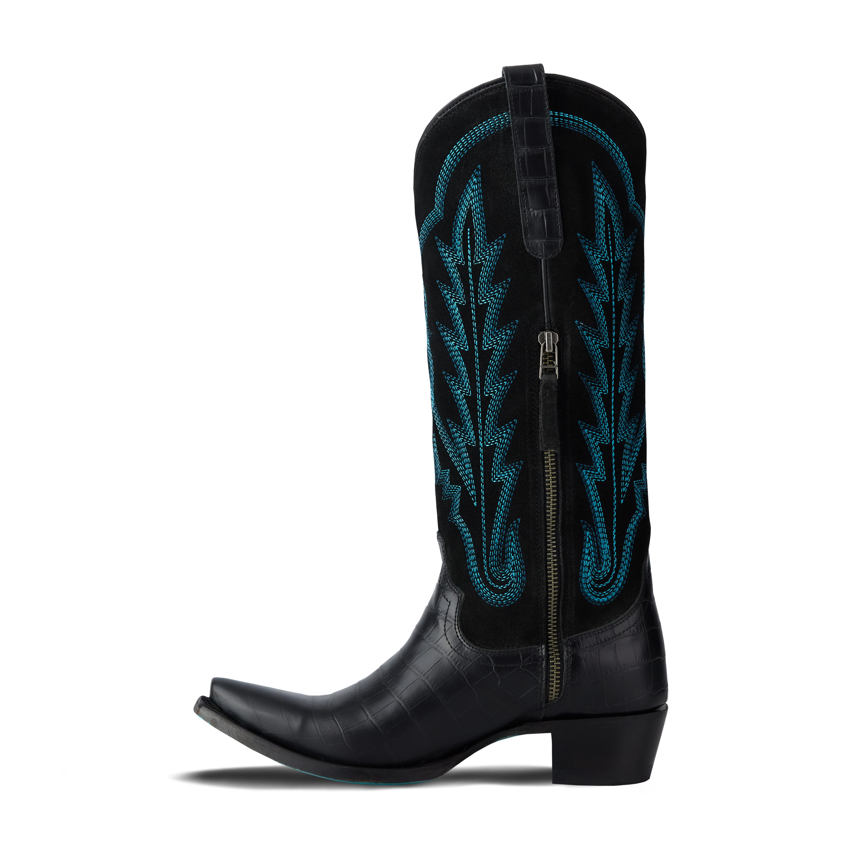 Skylight Boot - Carbon Croc Ladies Boot Western Fashion by Lane