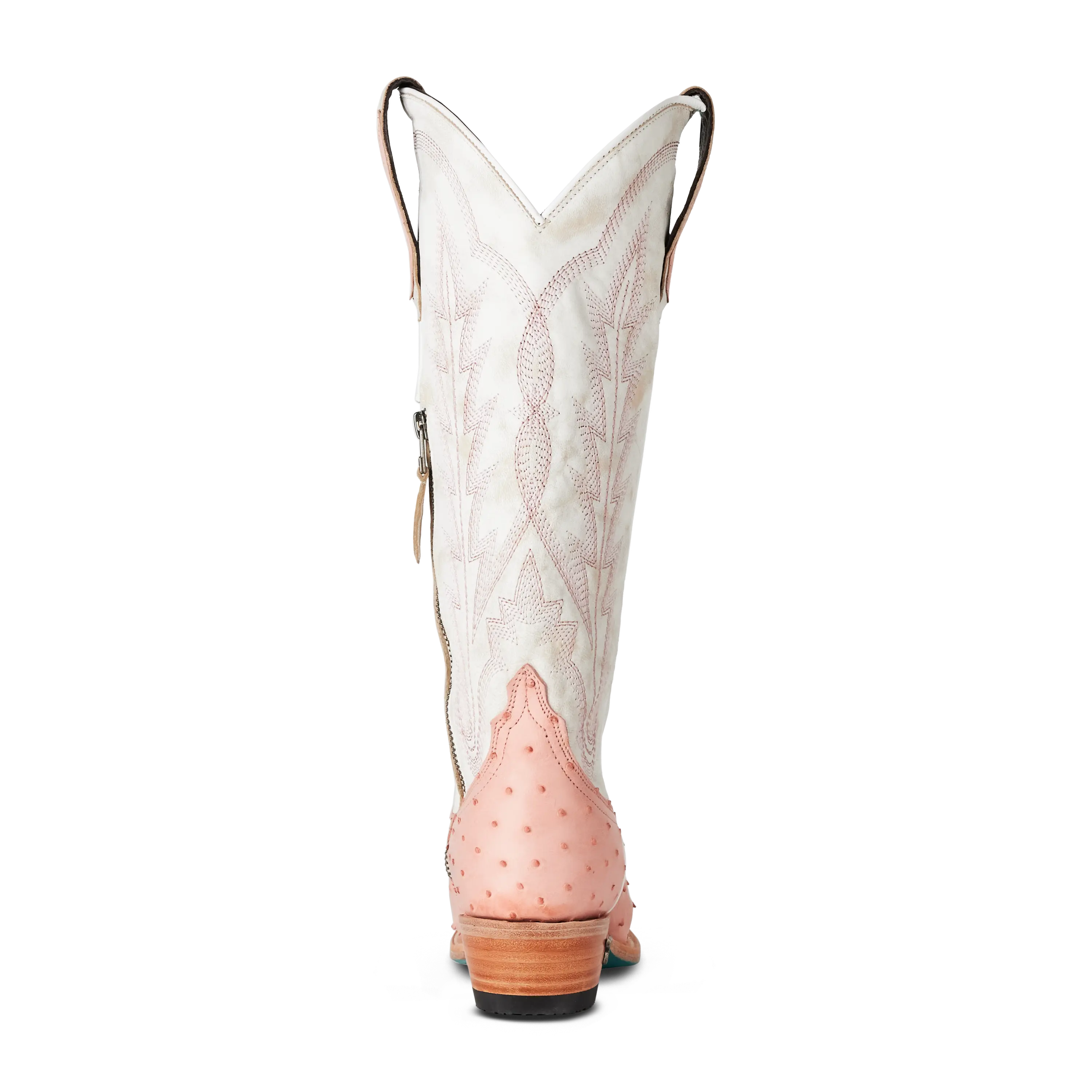 Skylight Boot - Blush Ostrich Ladies Boot Western Fashion by Lane