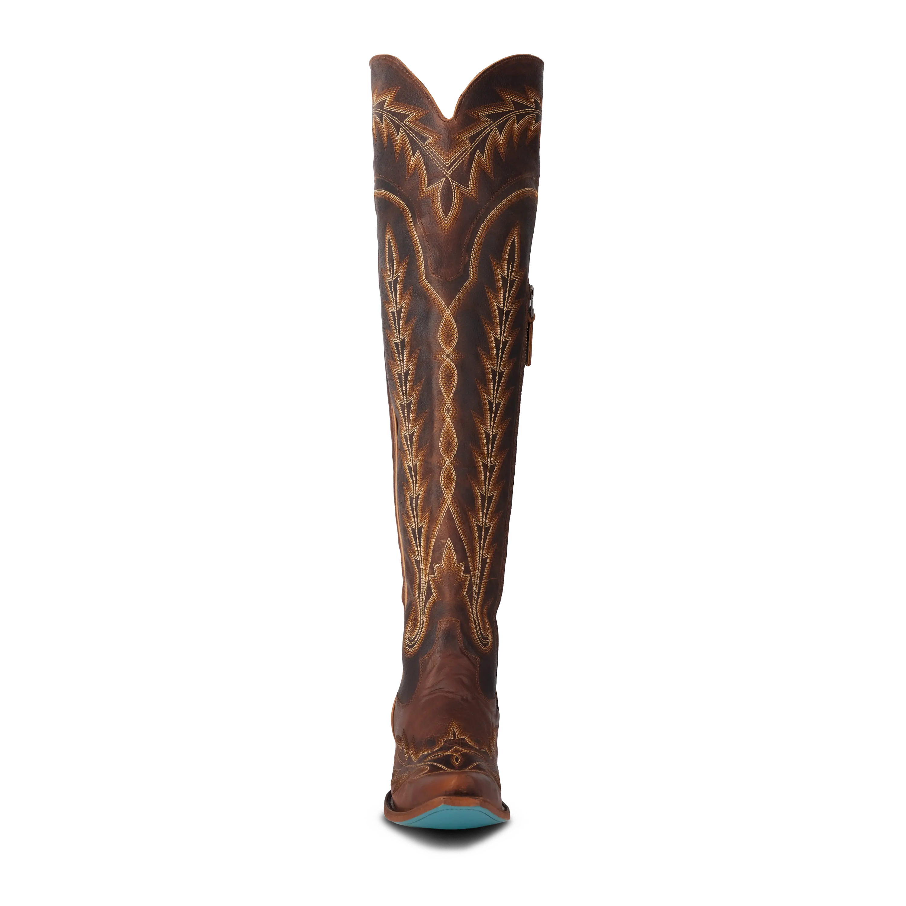 Lexington OTK Corset - Cognac Ladies Boot Western Fashion by Lane