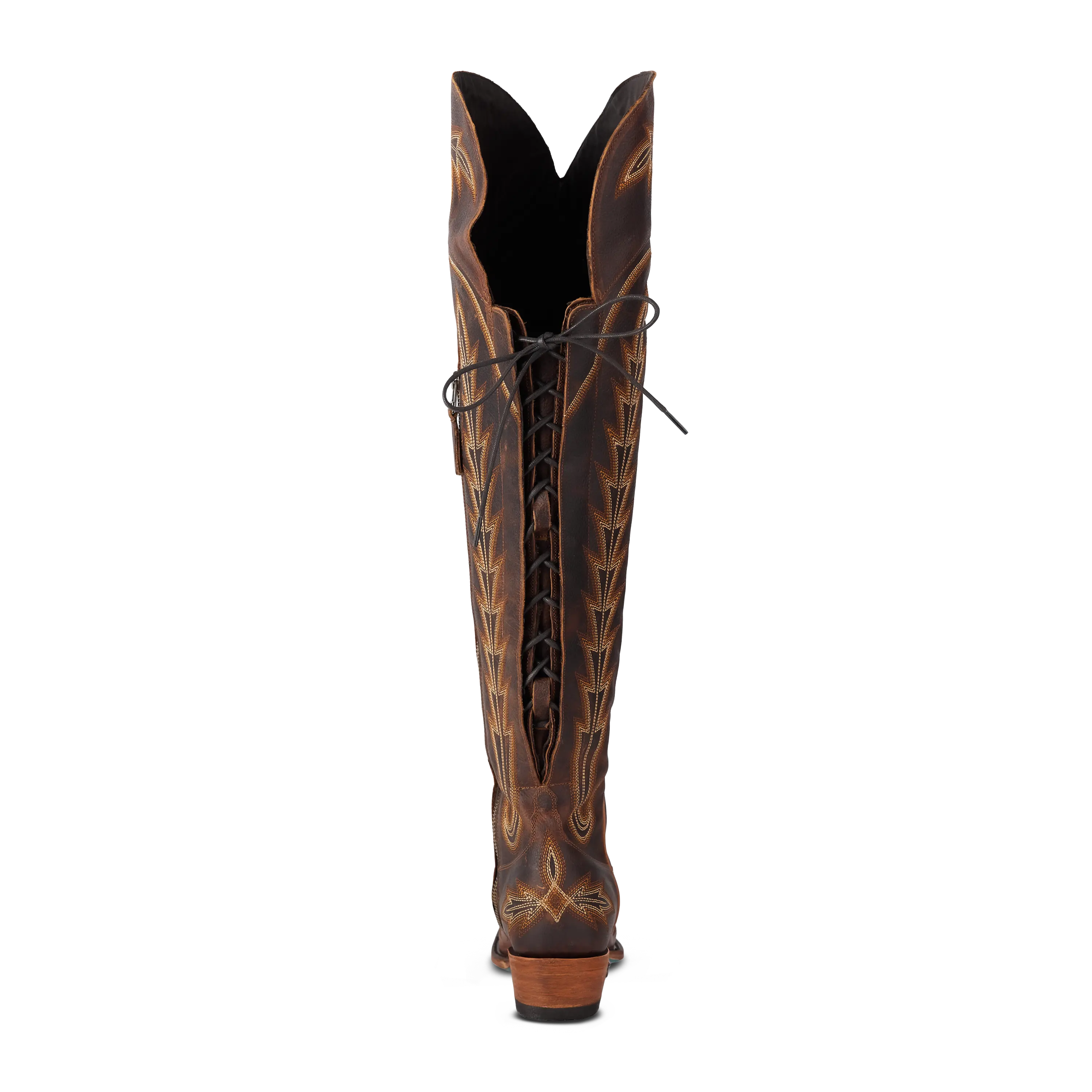 Lexington OTK Corset - Cognac Ladies Boot Western Fashion by Lane
