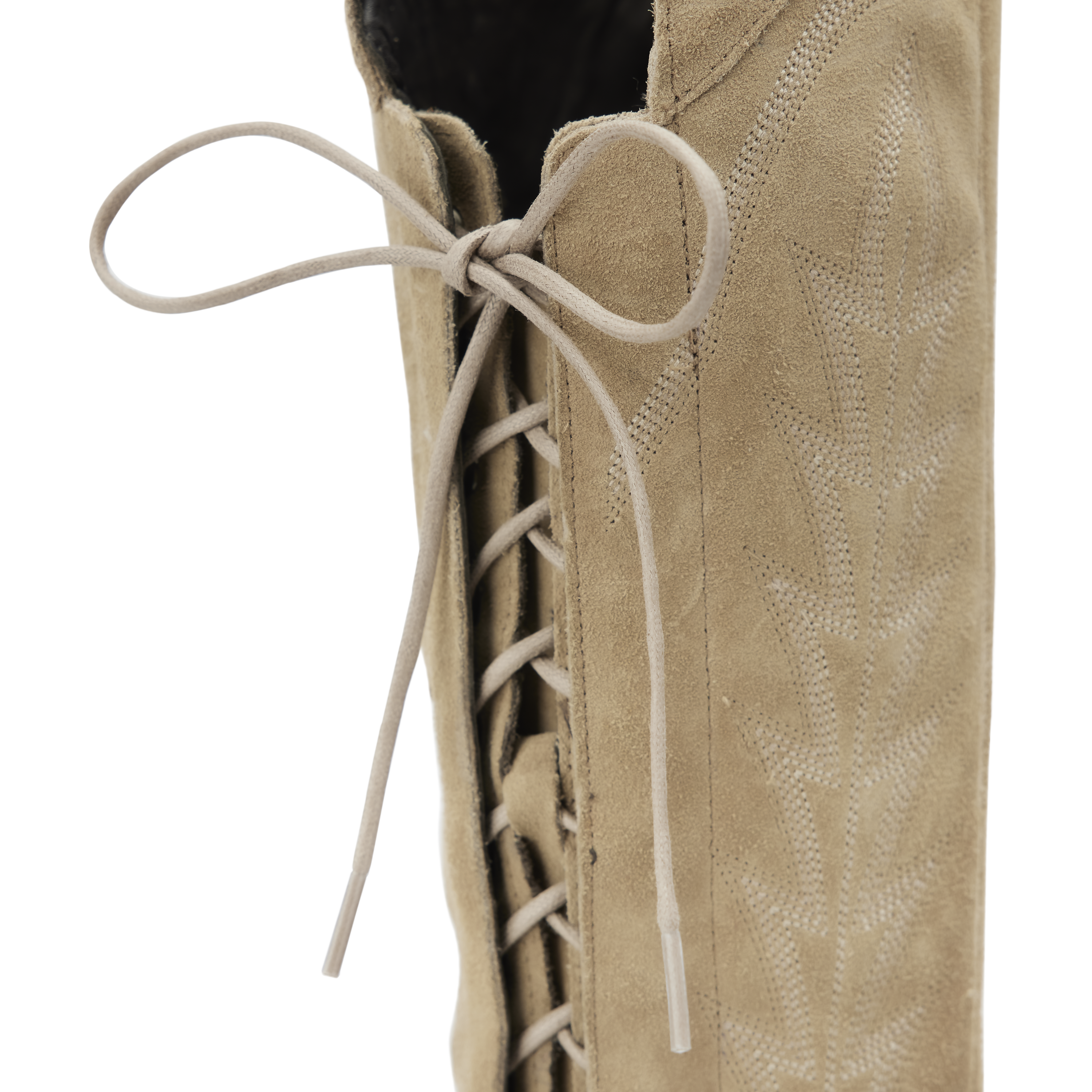 Lexington OTK Corset - Latte Suede Ladies Boot Western Fashion by Lane