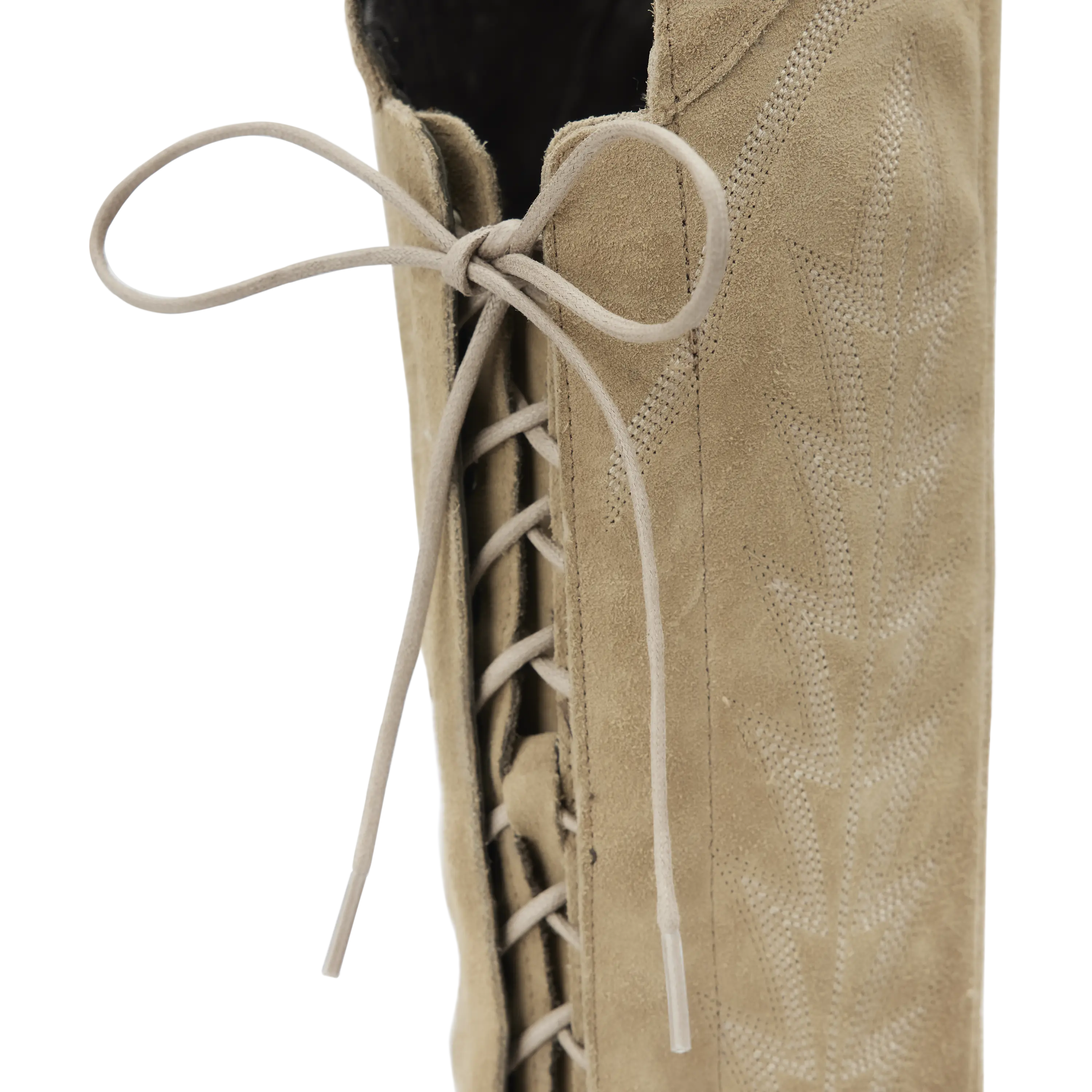 Lexington OTK Corset - Latte Suede Ladies Boot Western Fashion by Lane